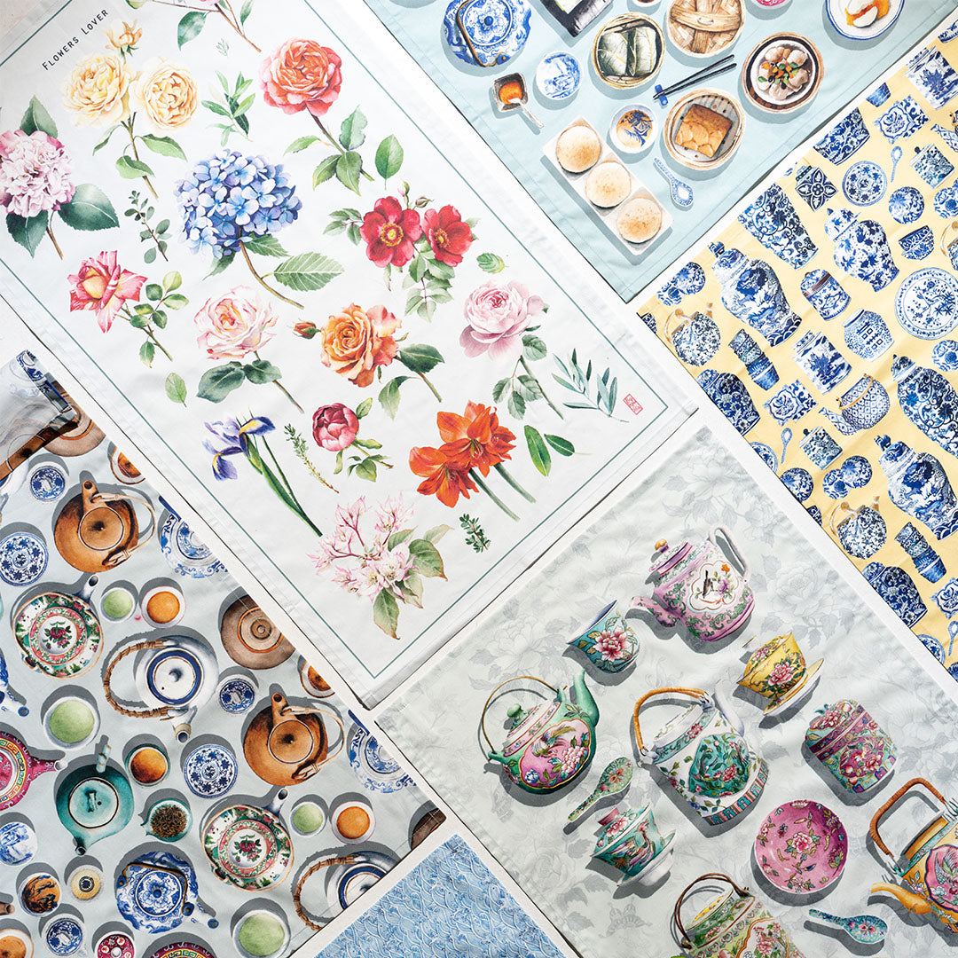 Chinese Dim Sum Tea Towel