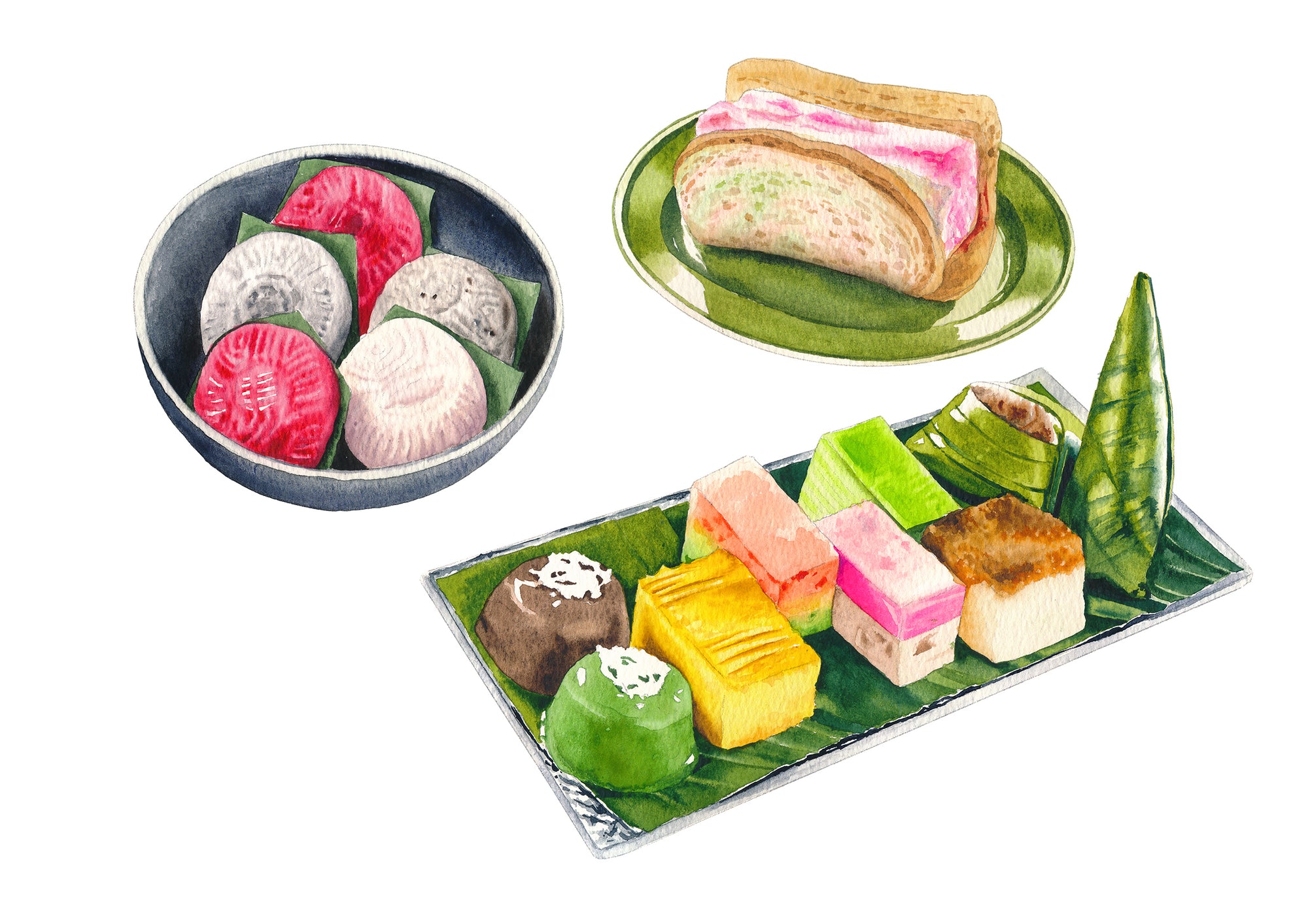 Singapore Snacks Watercolour Workshop