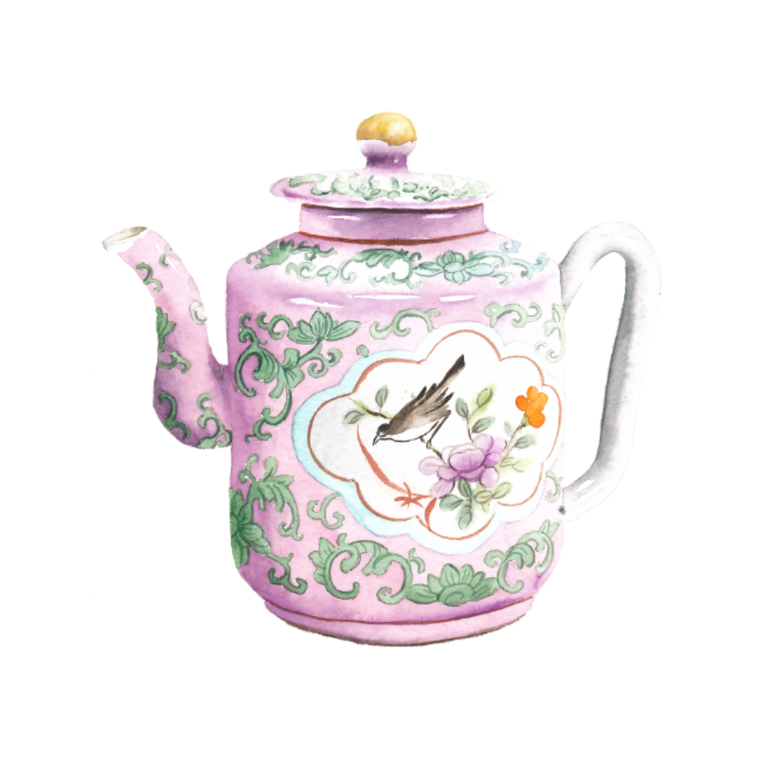 Peranakan Teapot Stencils (A4 Size)