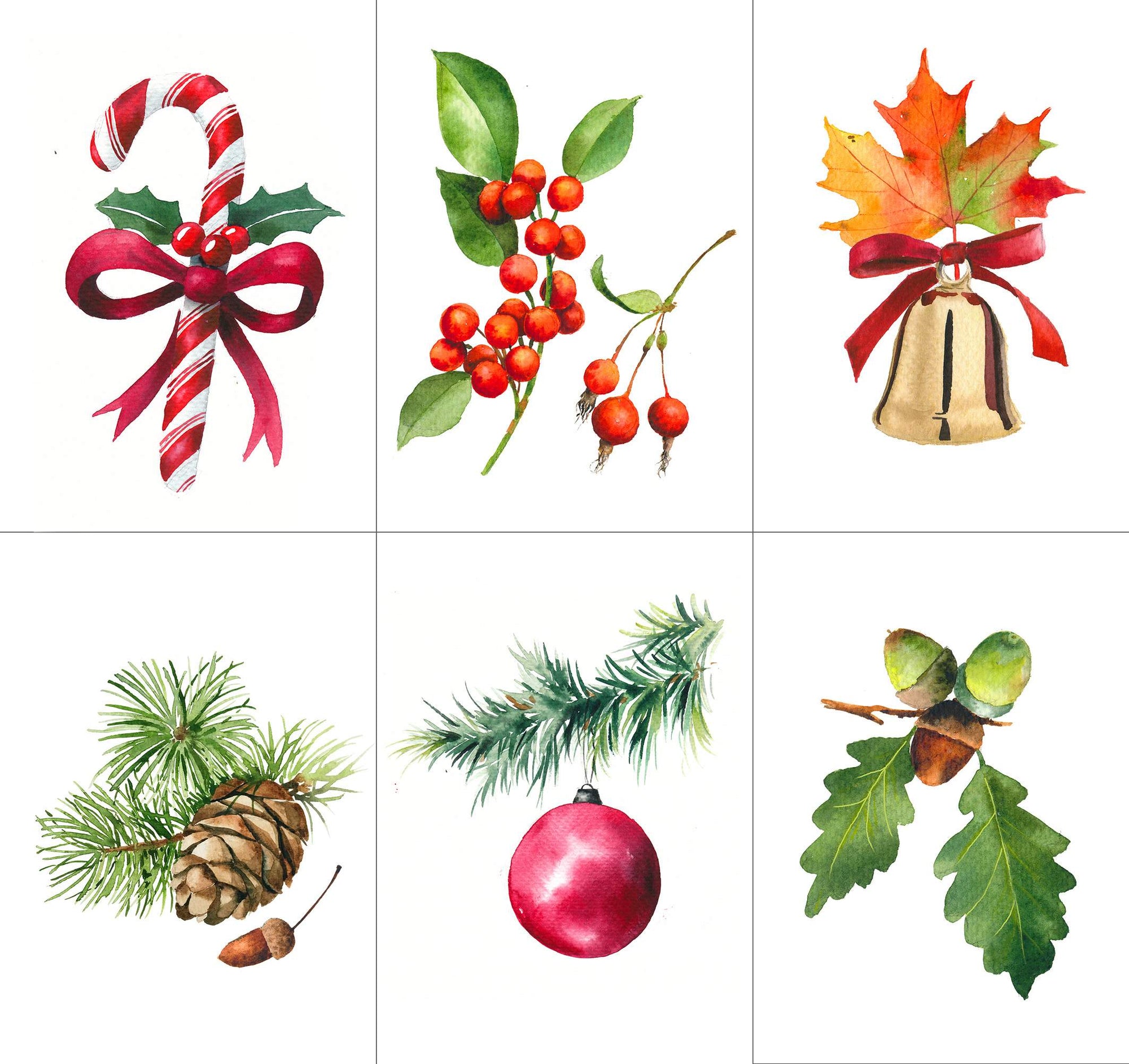 Festive Watercolour Classes: The Christmas Cards Edition