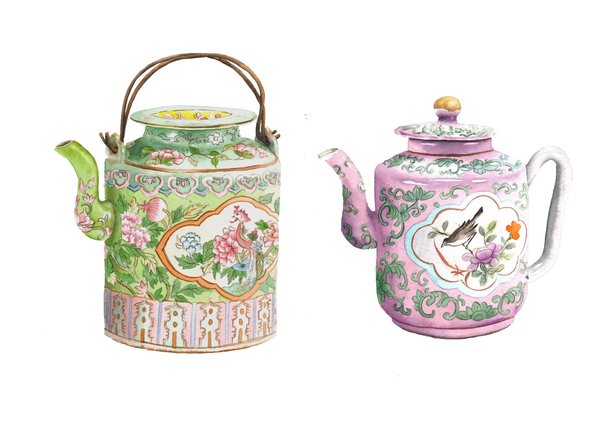 Peranakan Porcelain Watercolour Workshop