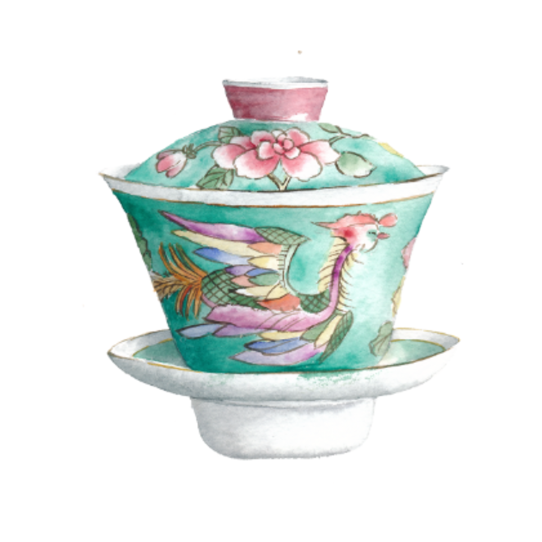 Peranakan Teapot Stencils (A4 Size)