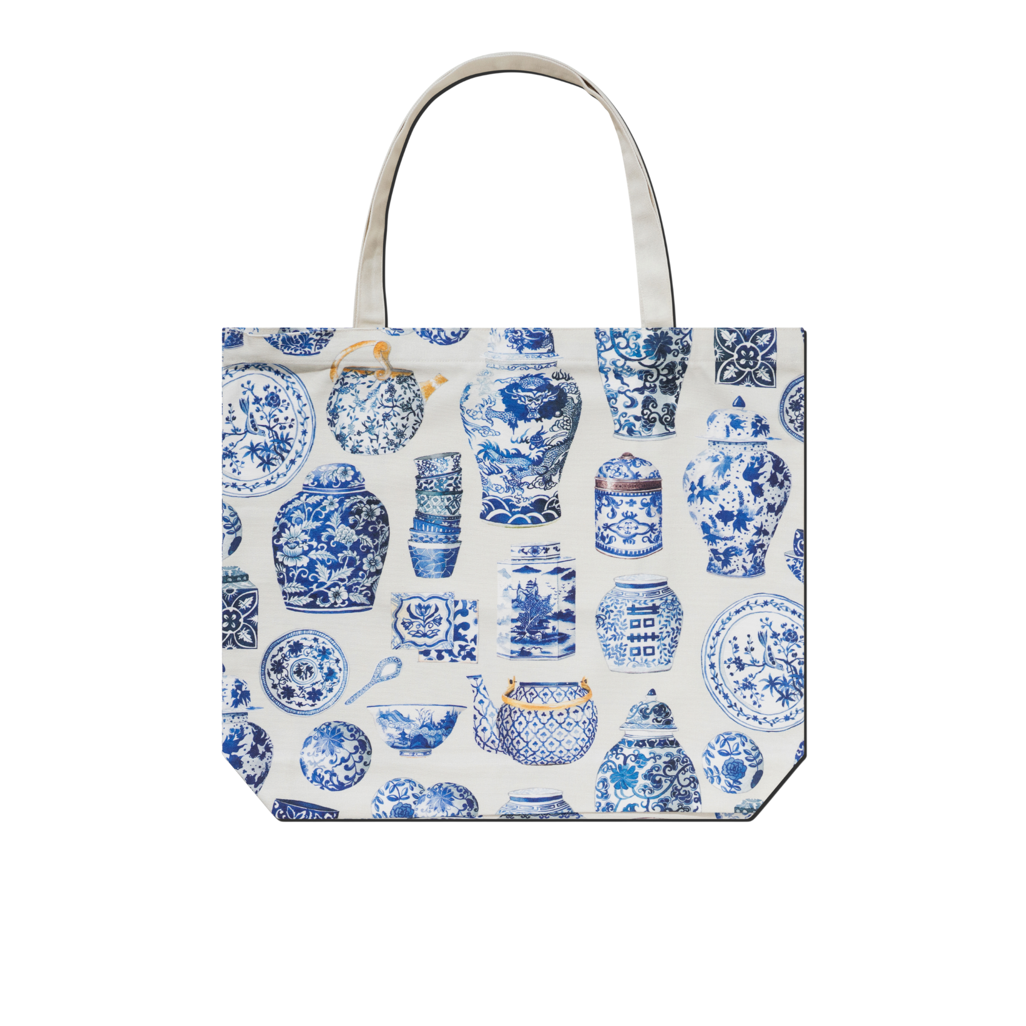Blue Porcelain Tote Bag