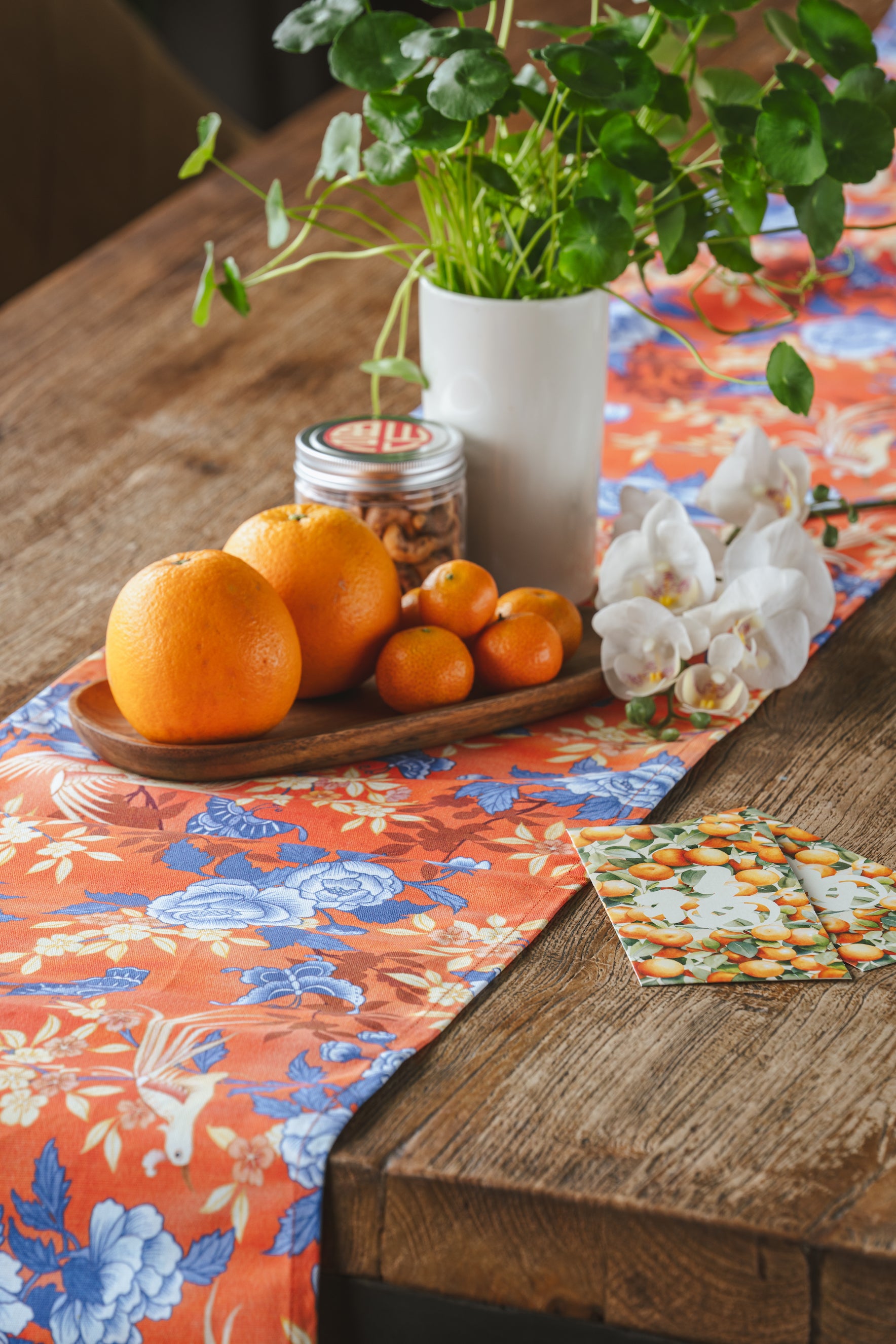Bird & Butterfly Table Runner