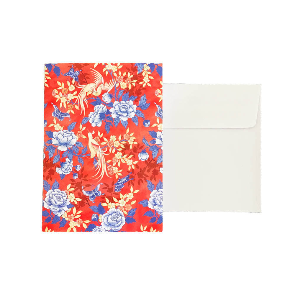 Bird & Butterfly Greeting Card