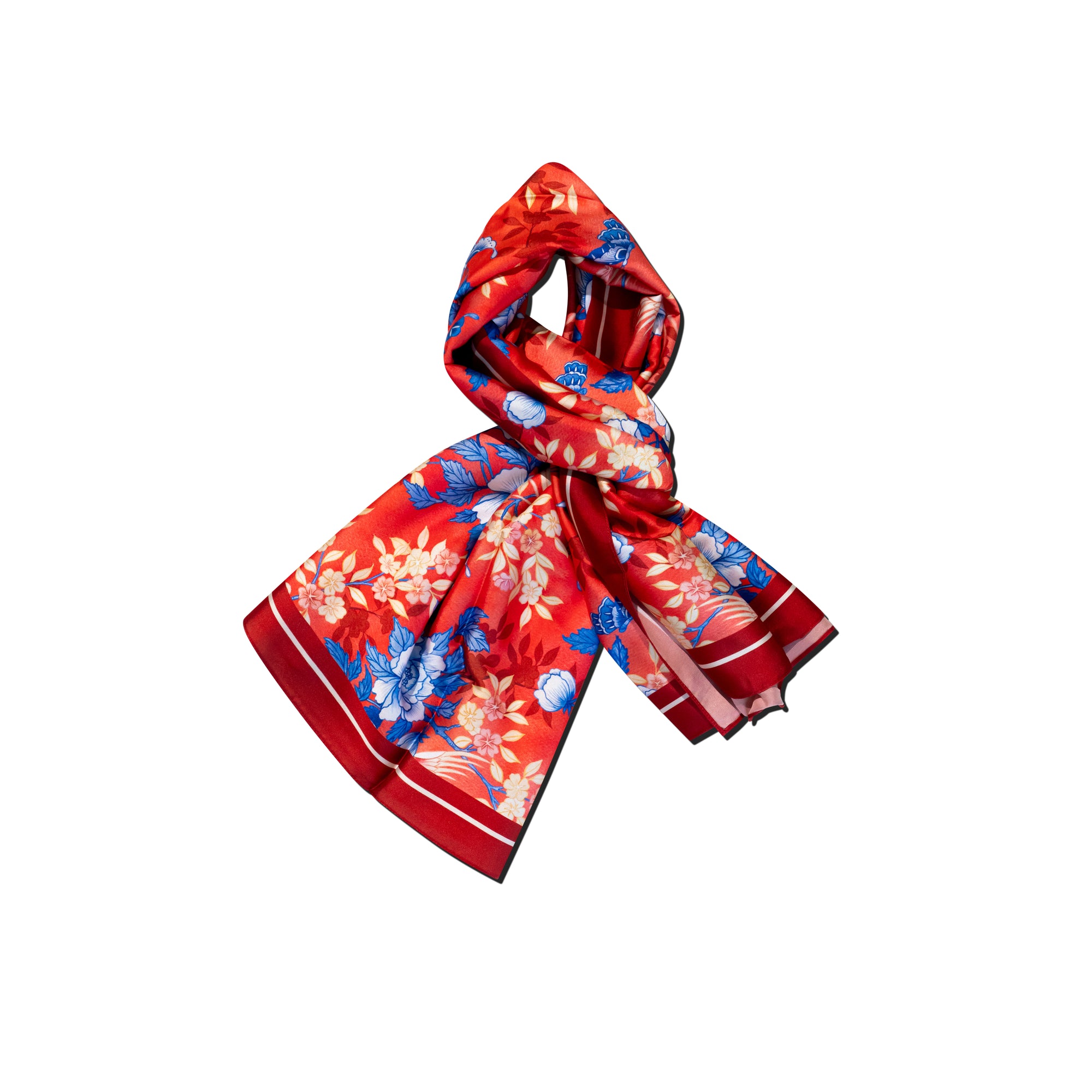 Birds & Butterfly Scarf