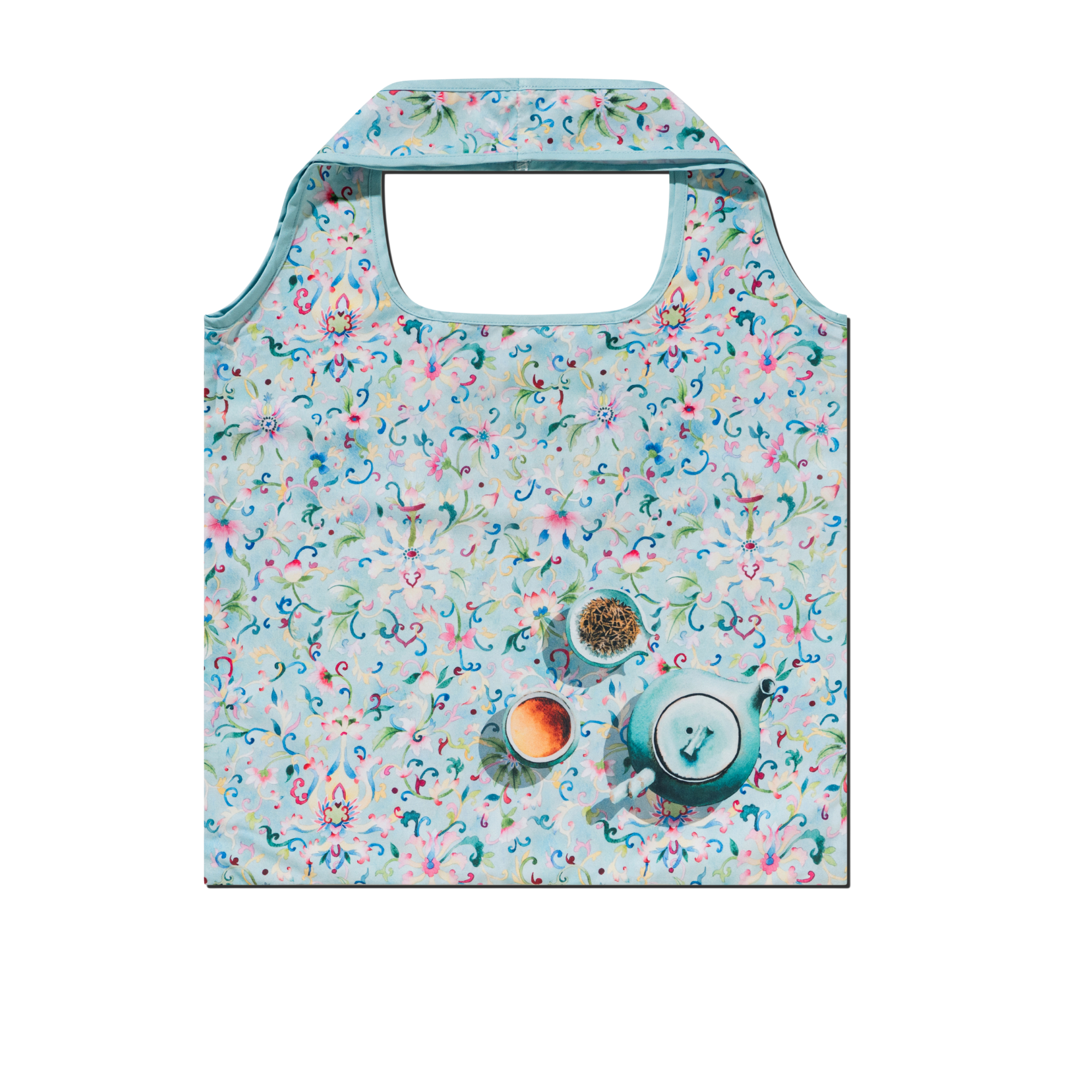 Chinese Floral Shopping Bag