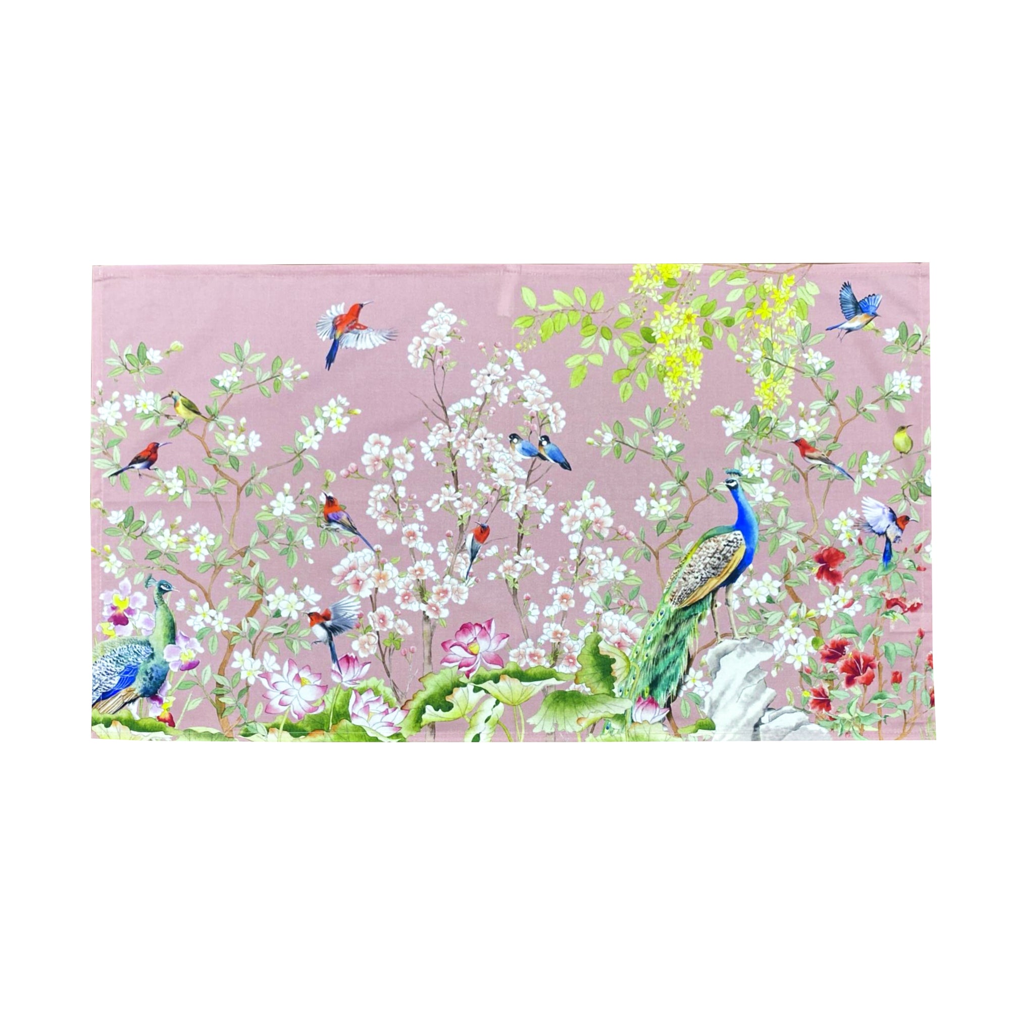 Chinoiserie Garden Tea Towel