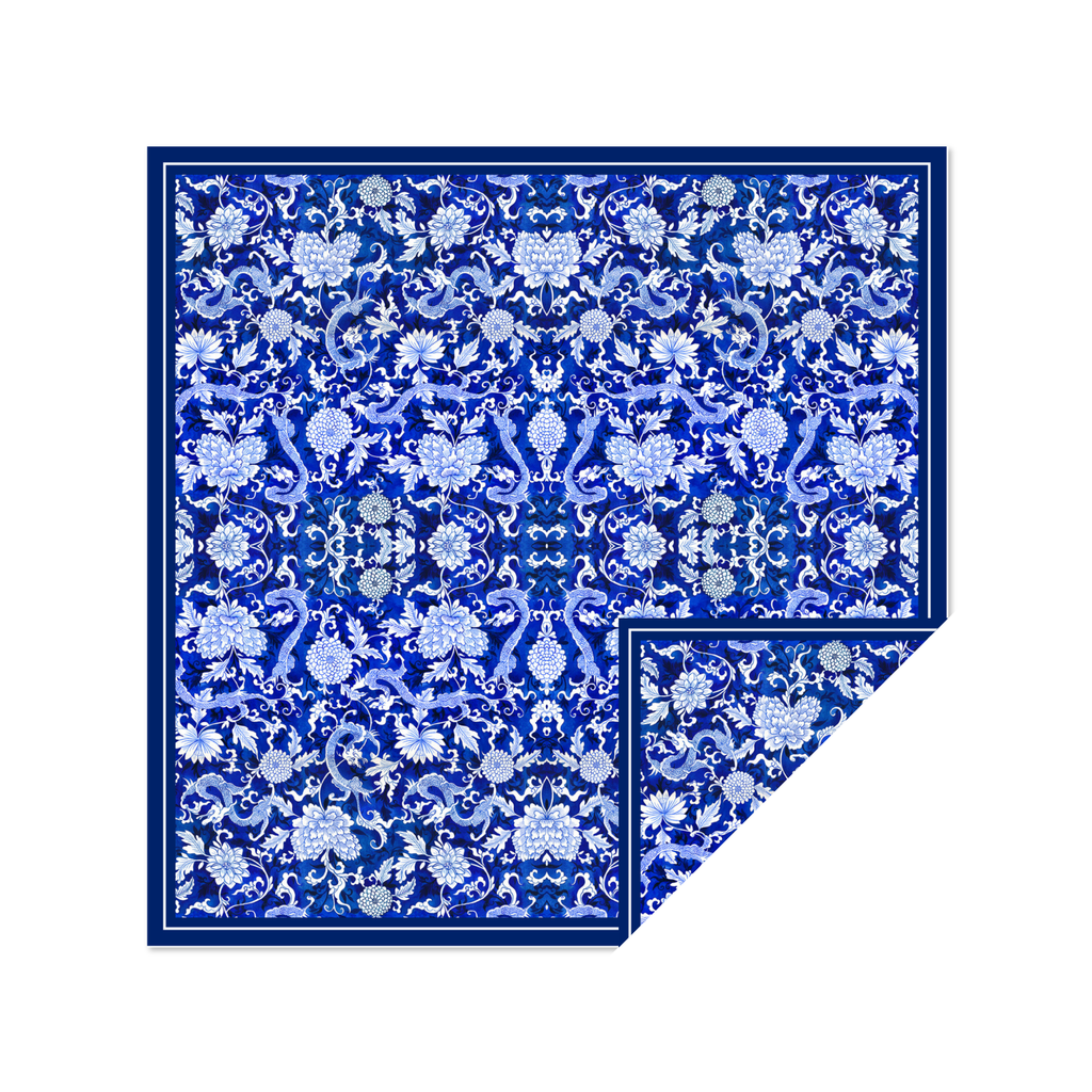 Dragon Double-Sided Pocket Square