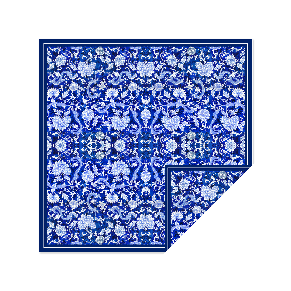 Dragon Double-Sided Pocket Square