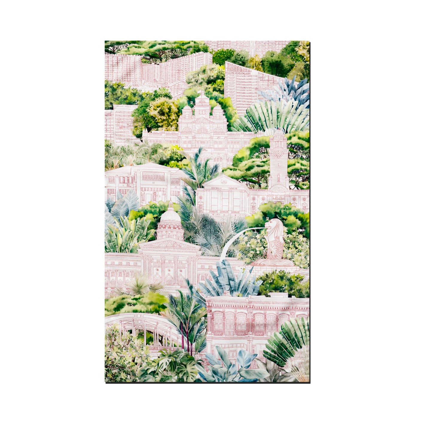 Garden City Tea Towel