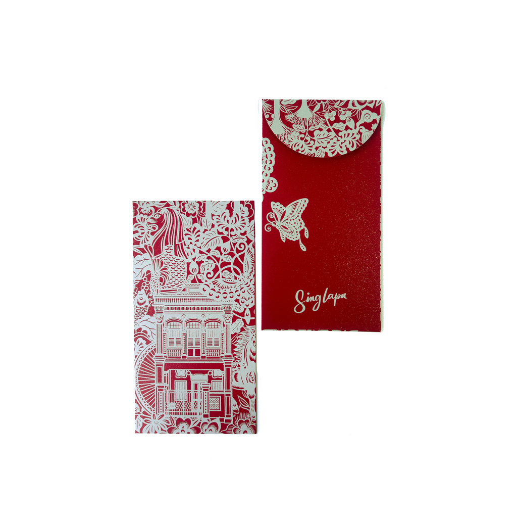 Singapore Paper Cut Red Packets