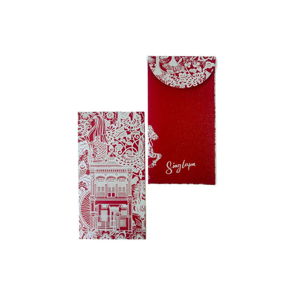 Singapore Paper Cut Red Packets