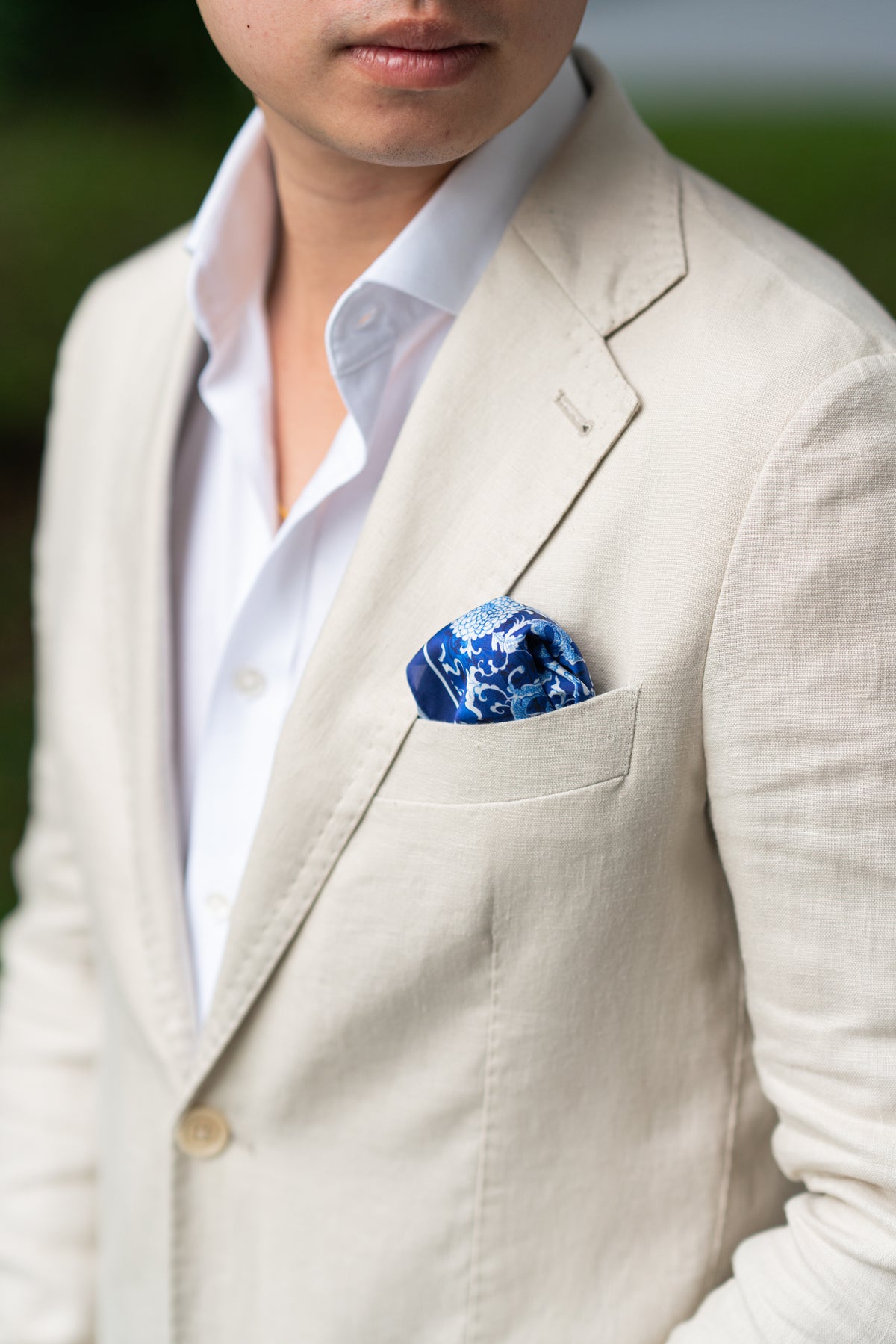 Dragon Double-Sided Pocket Square
