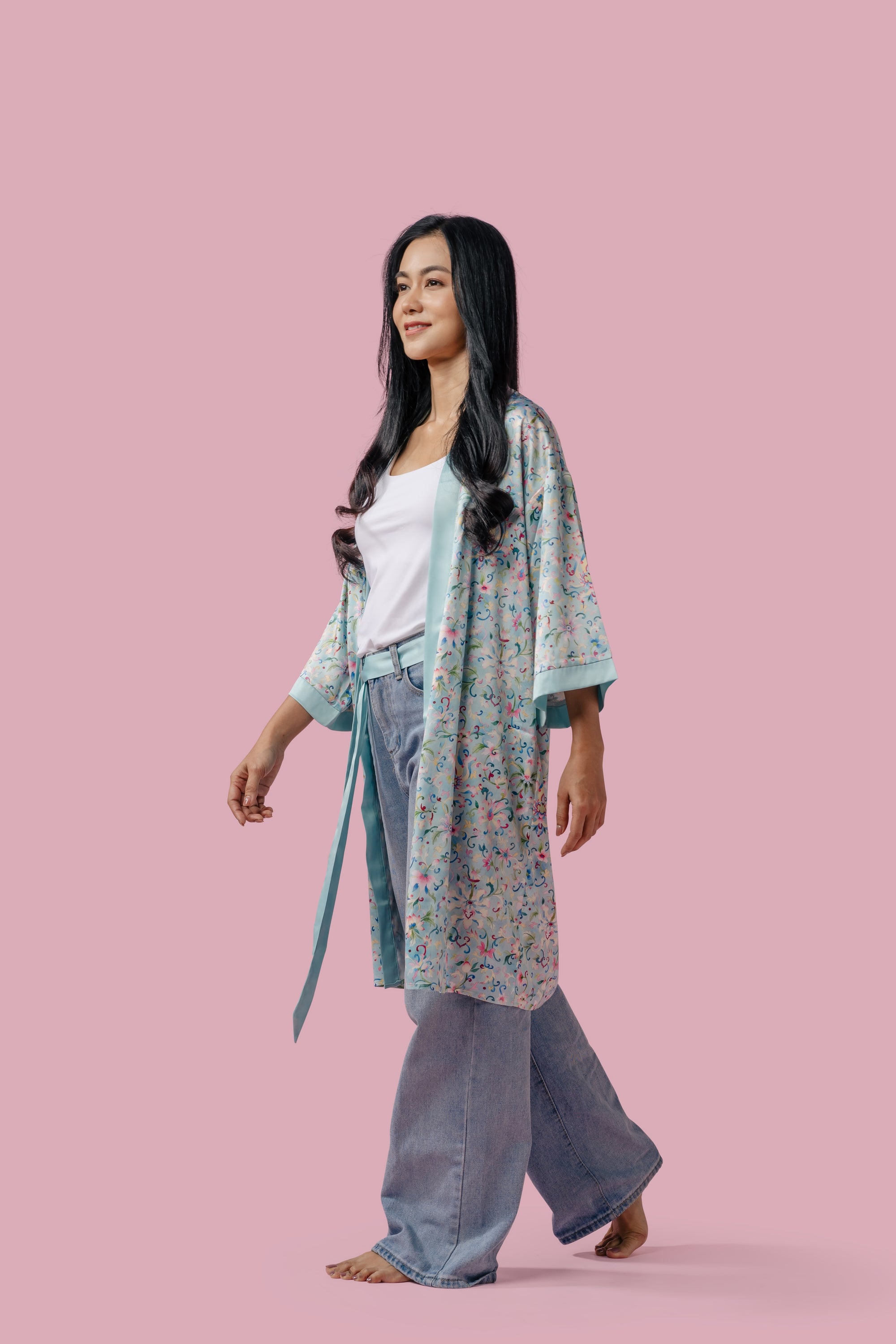 Chinese Floral Kimono