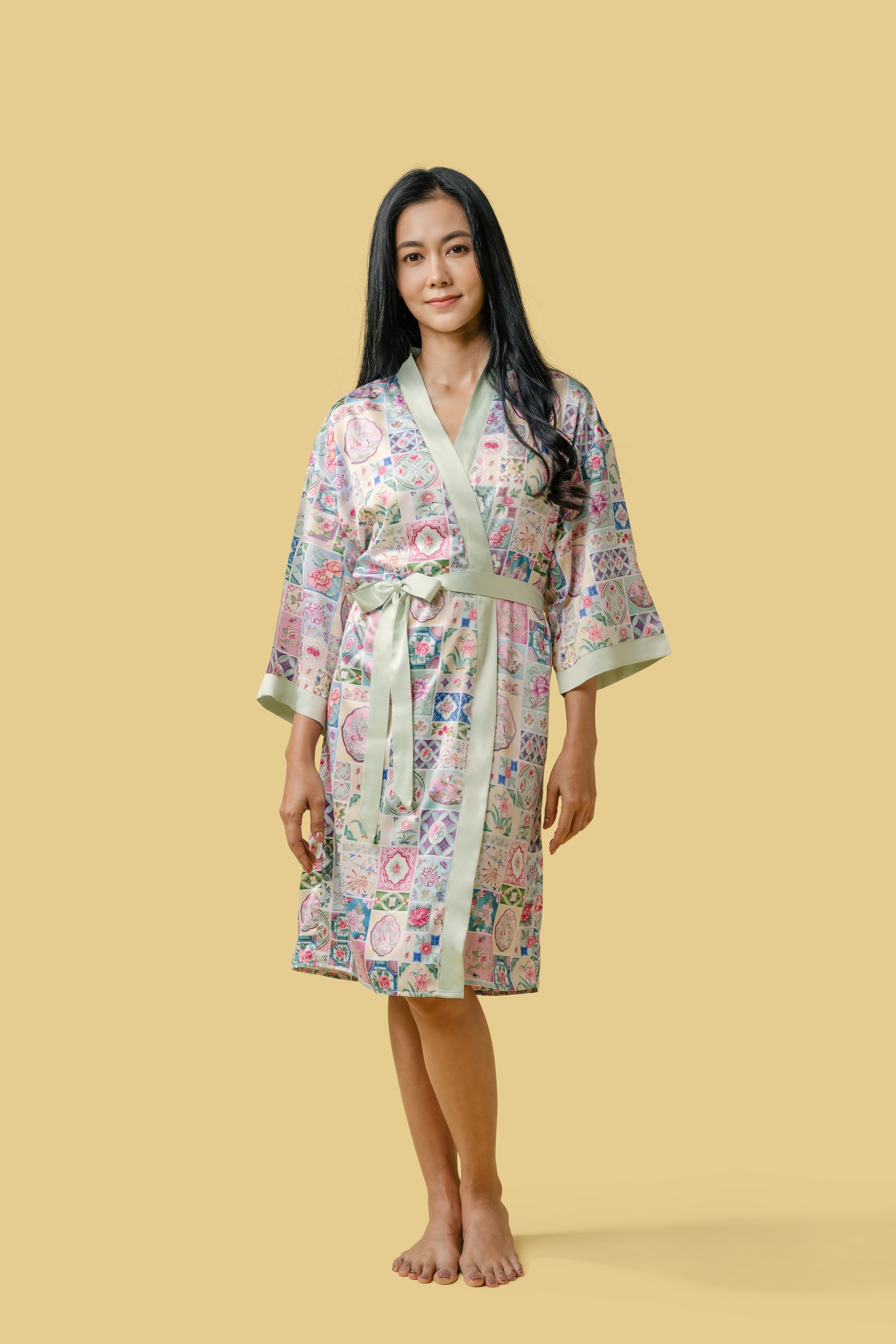 Peranakan Tiles Kimono