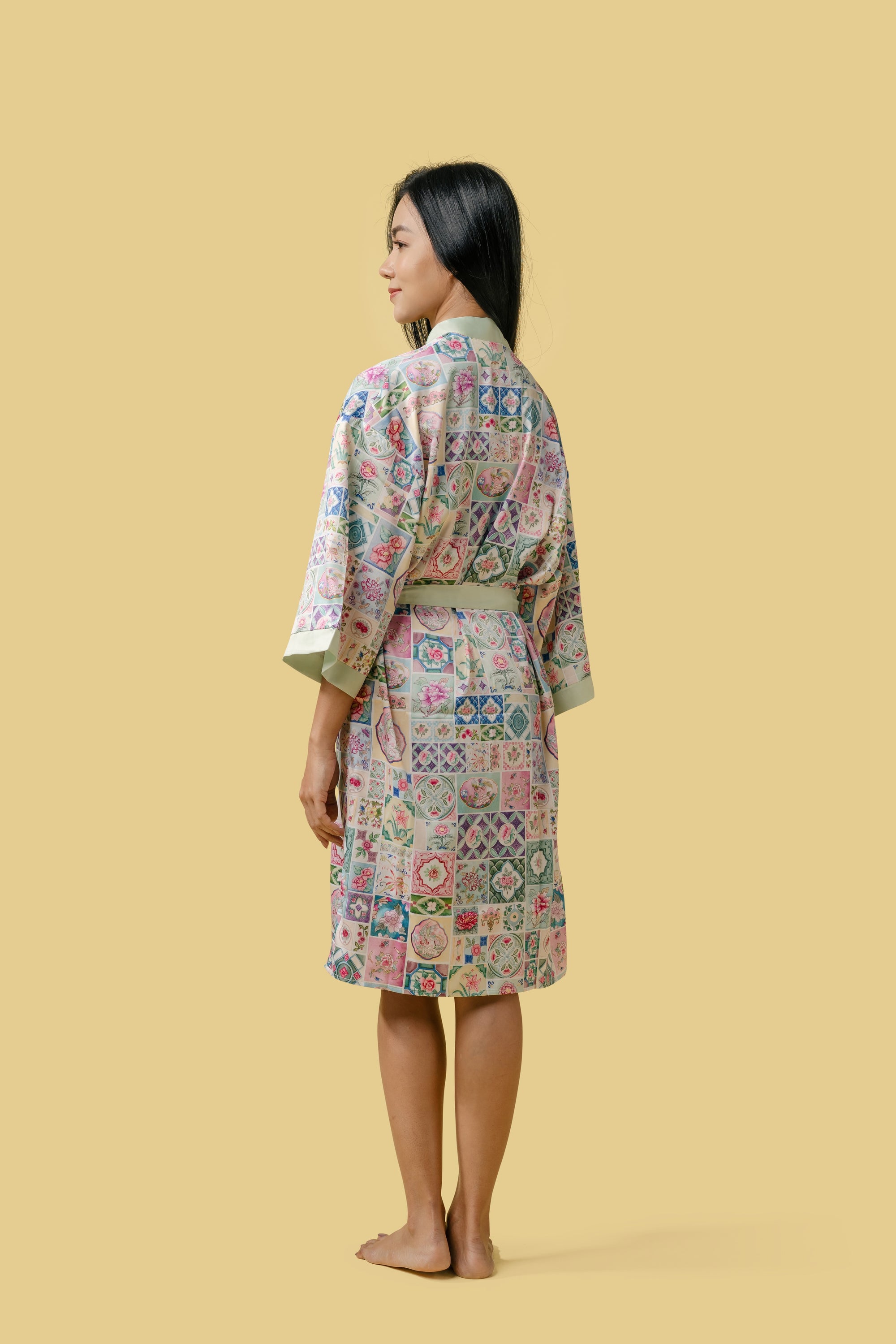 Peranakan Tiles Kimono