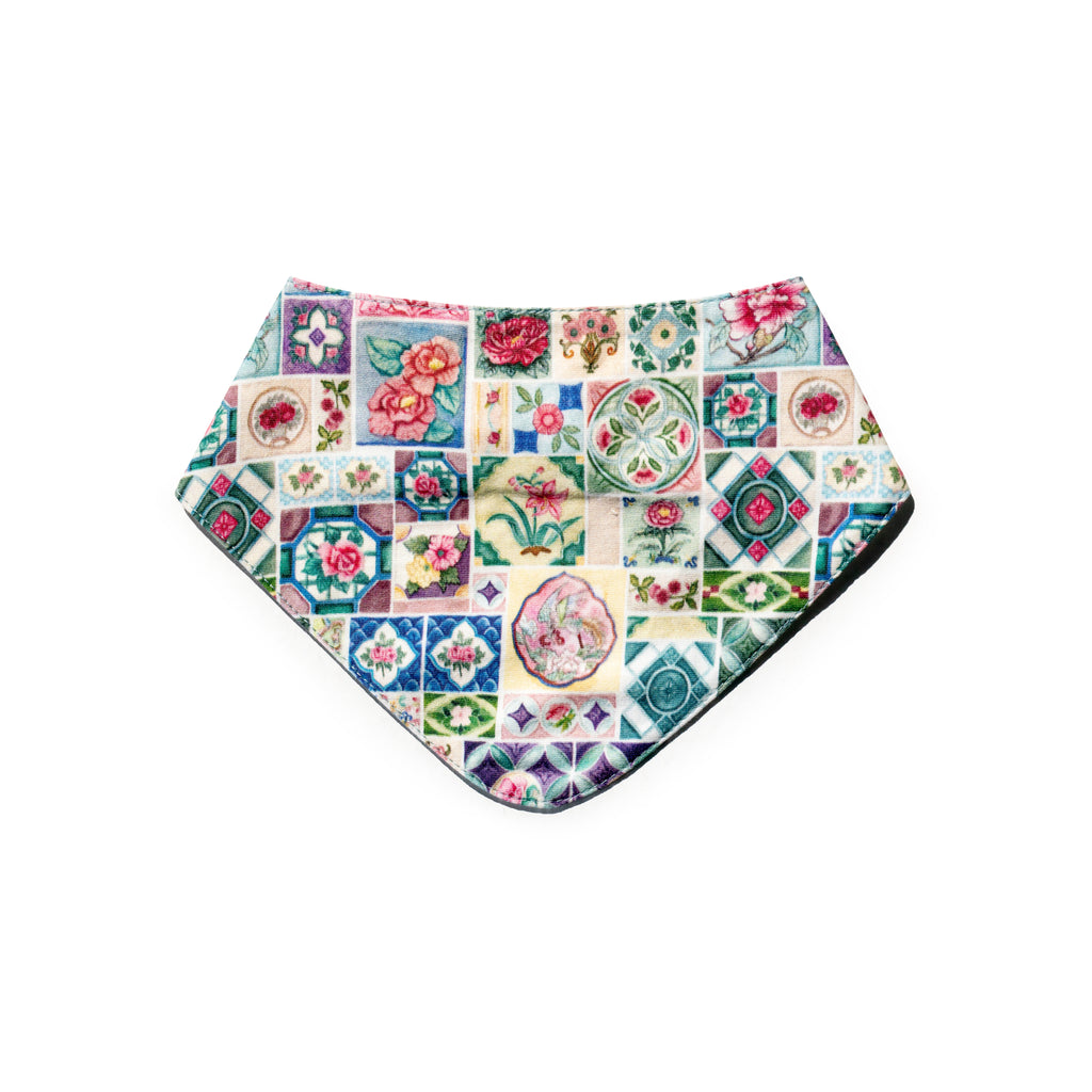 Blooms & Tiles Baby Bibs