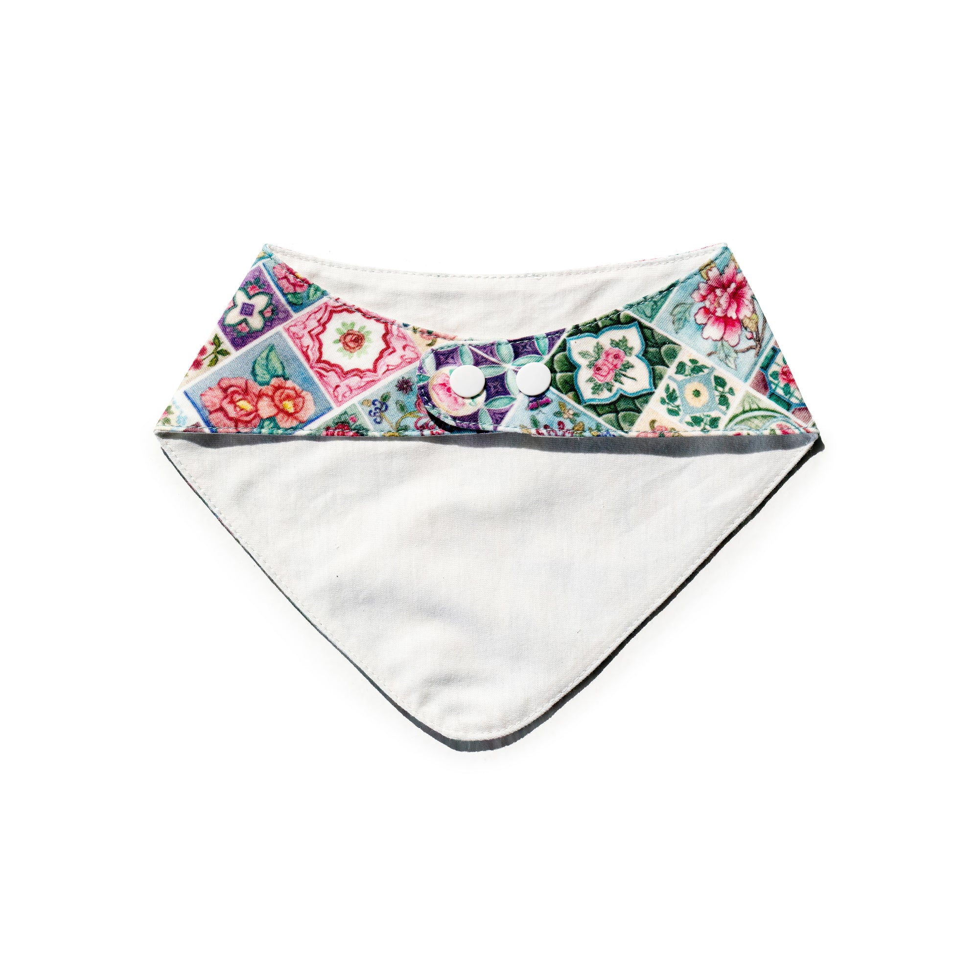 Blooms & Tiles Baby Bibs