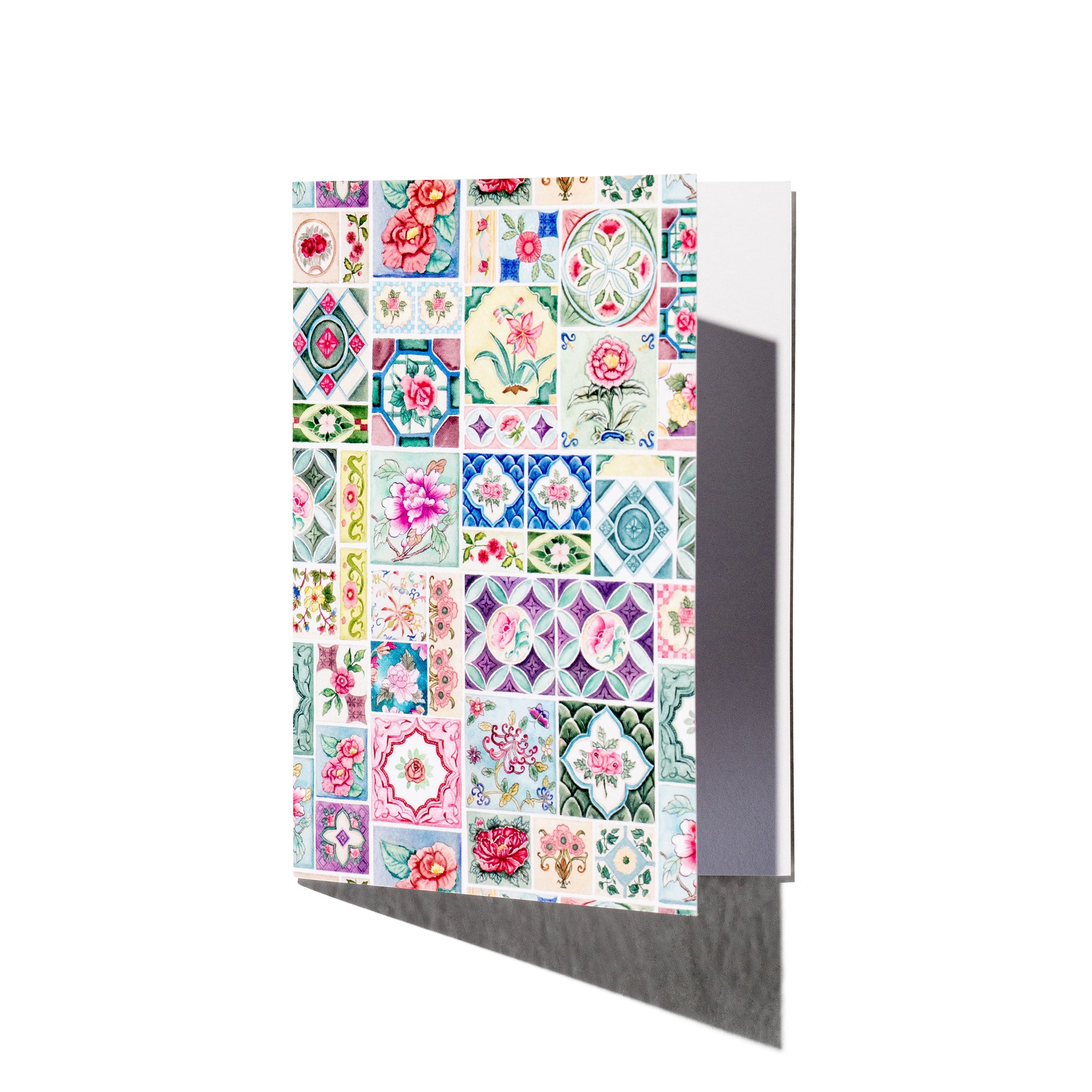 Peranakan Tiles Greeting Card