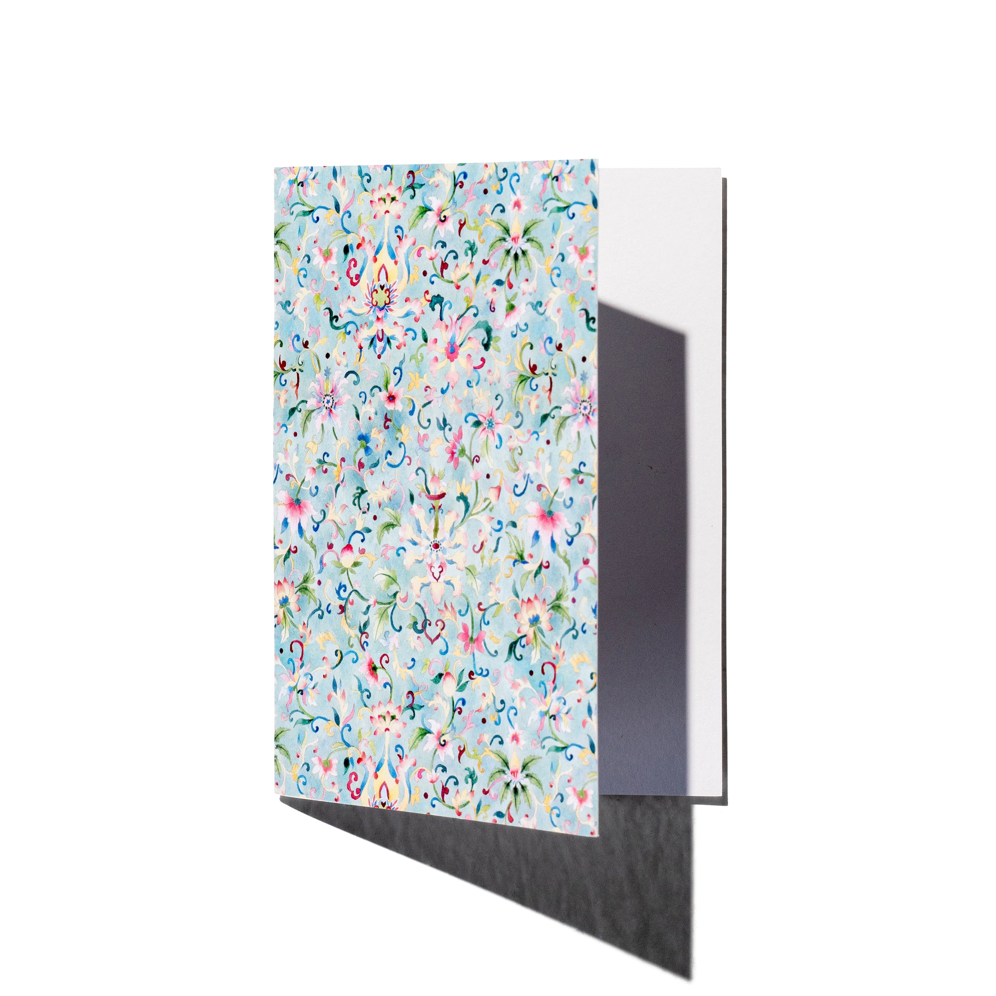 Chinese Floral Greeting Card