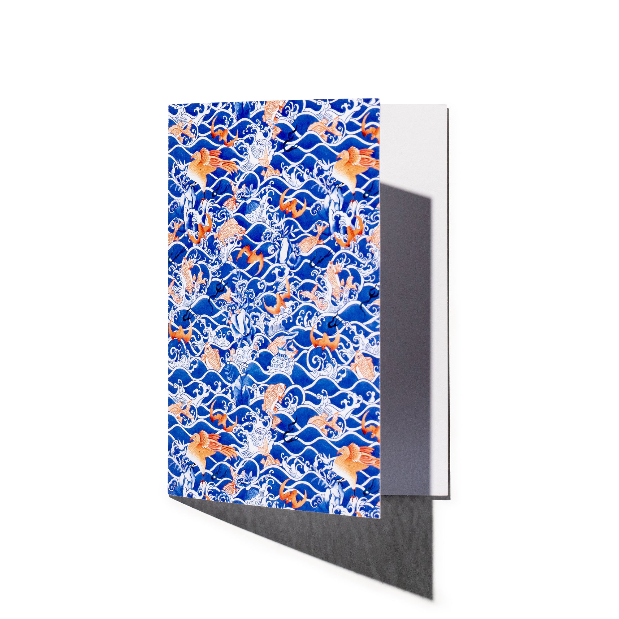 Oriental Wave Greeting Card