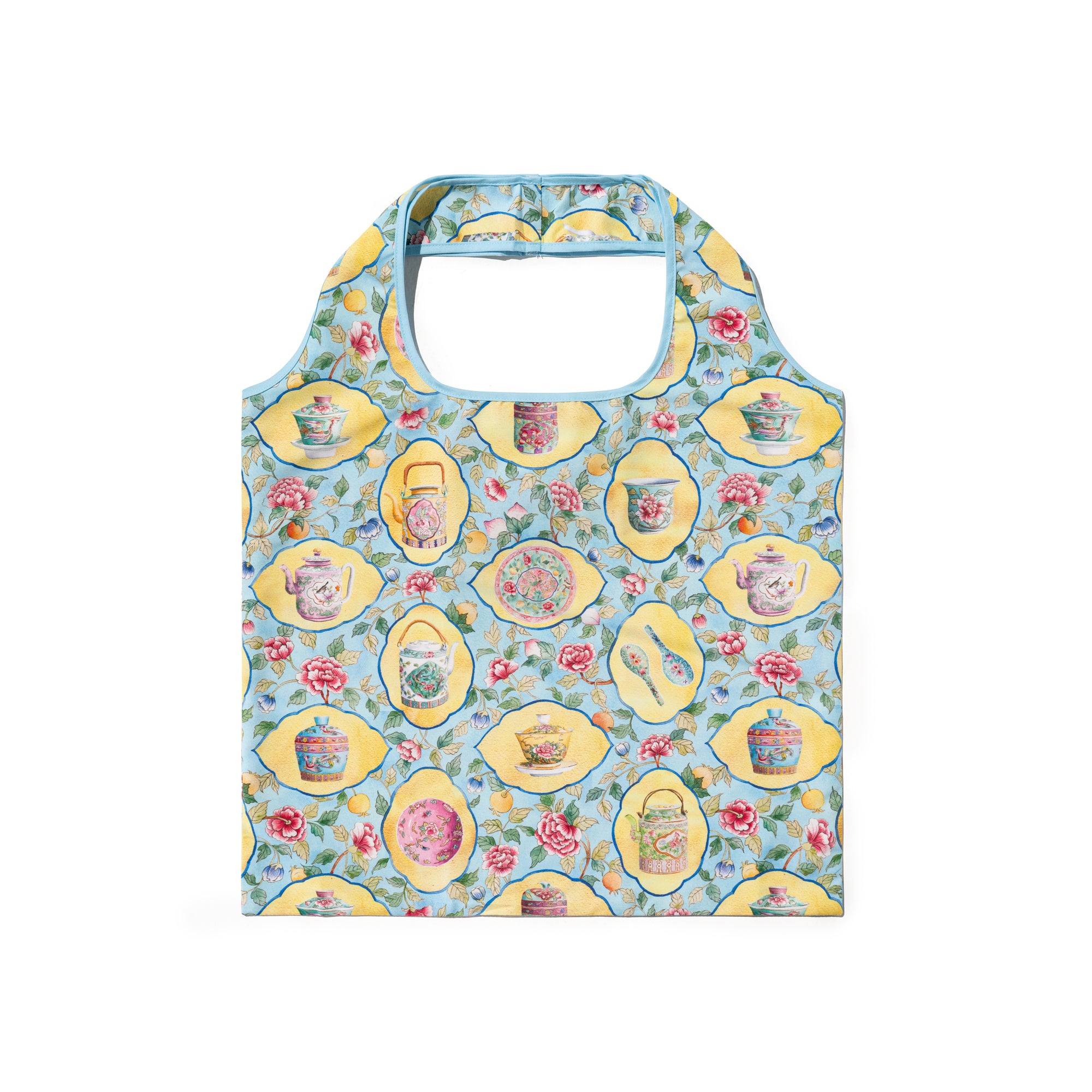 Peranakan Porcelain with Frame Shopping Bag