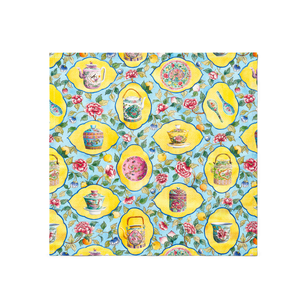 Peranakan Porcelain with Frames Napkin