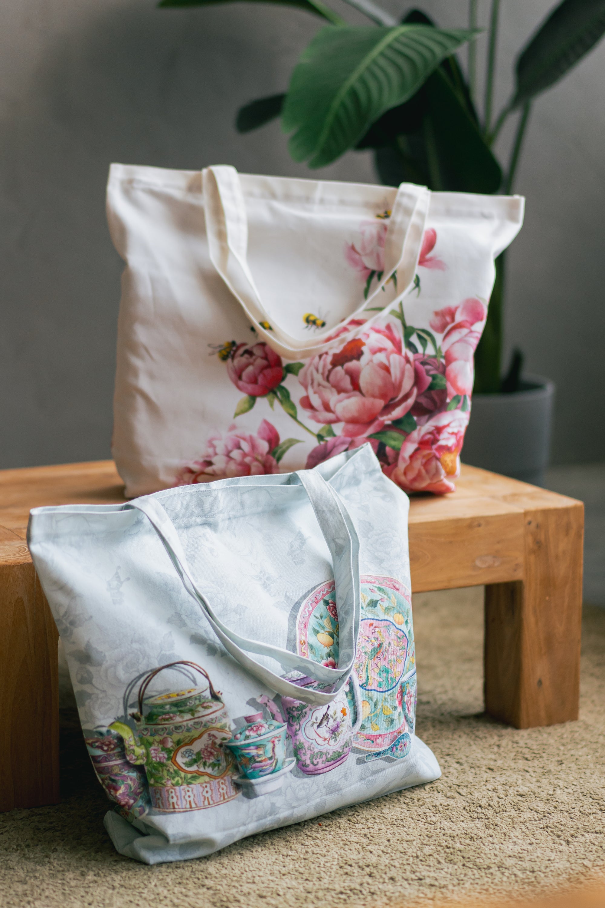 Peranakan Porcelain Tote Bag