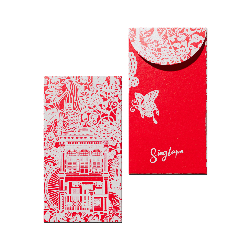 Singapore Paper Cut Red Packets