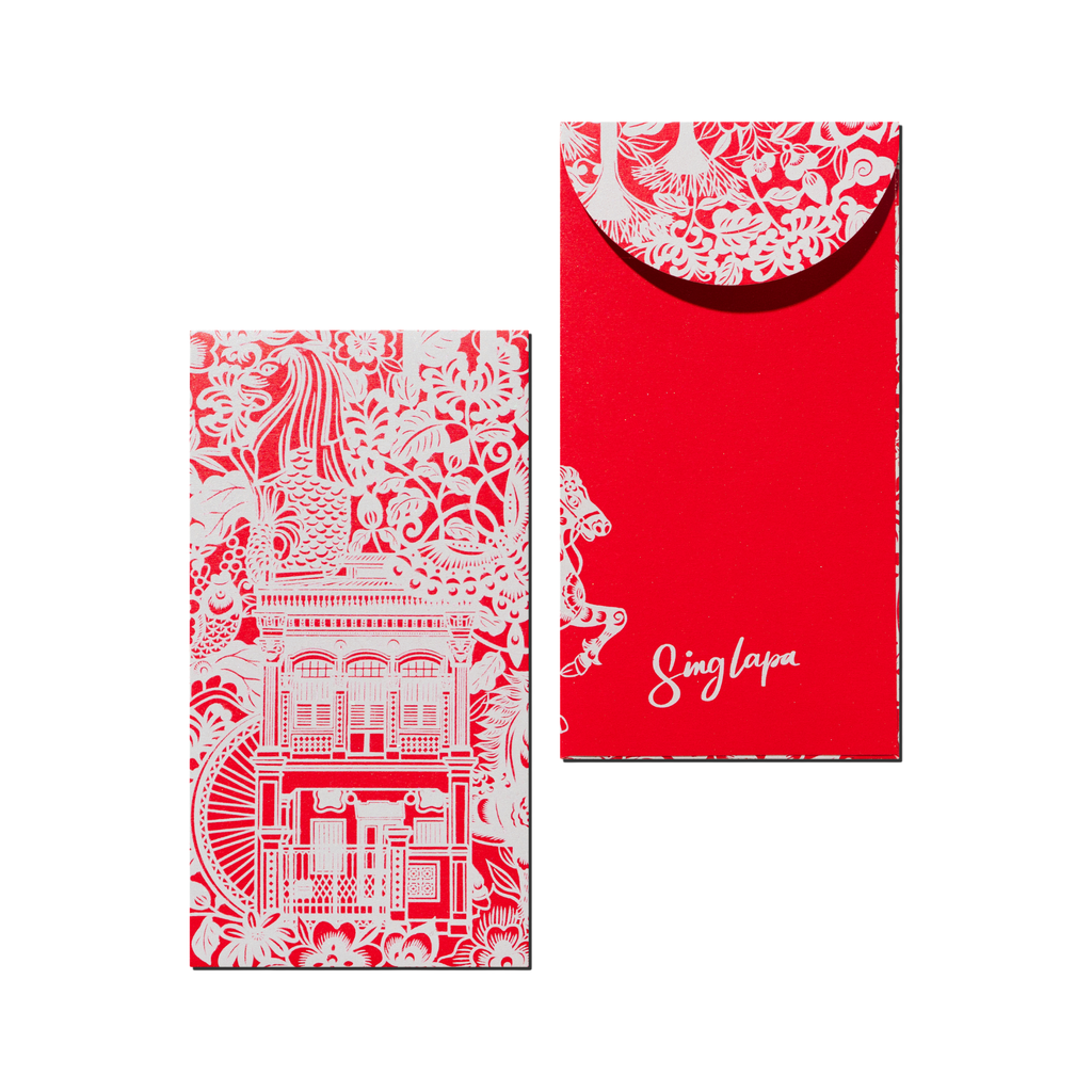 Singapore Paper Cut Red Packets