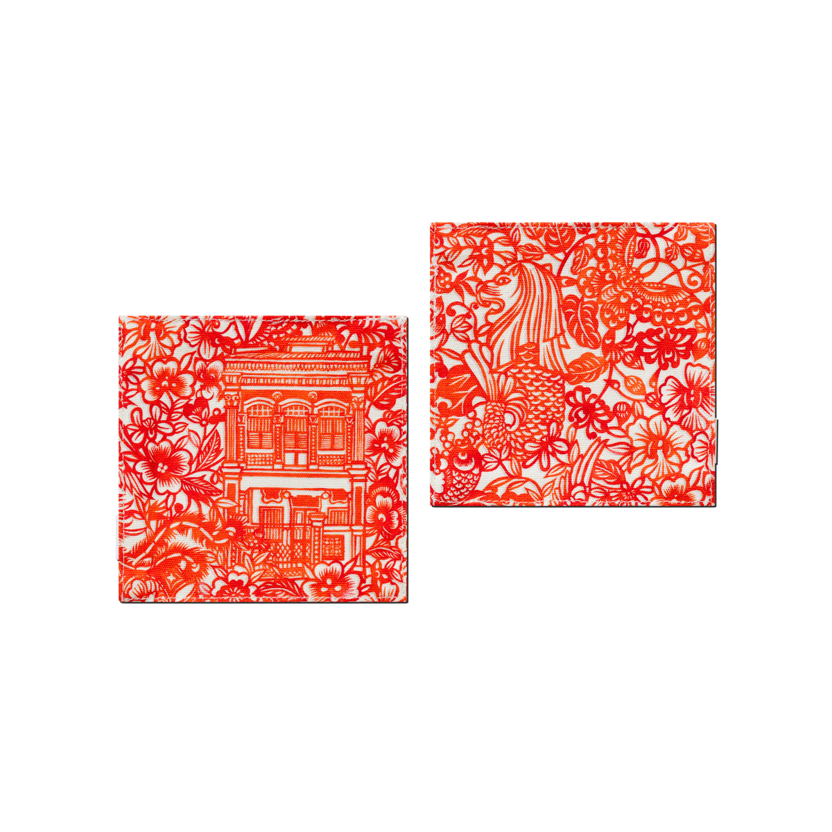 Singapore Paper Cut Coasters (Set of 2)