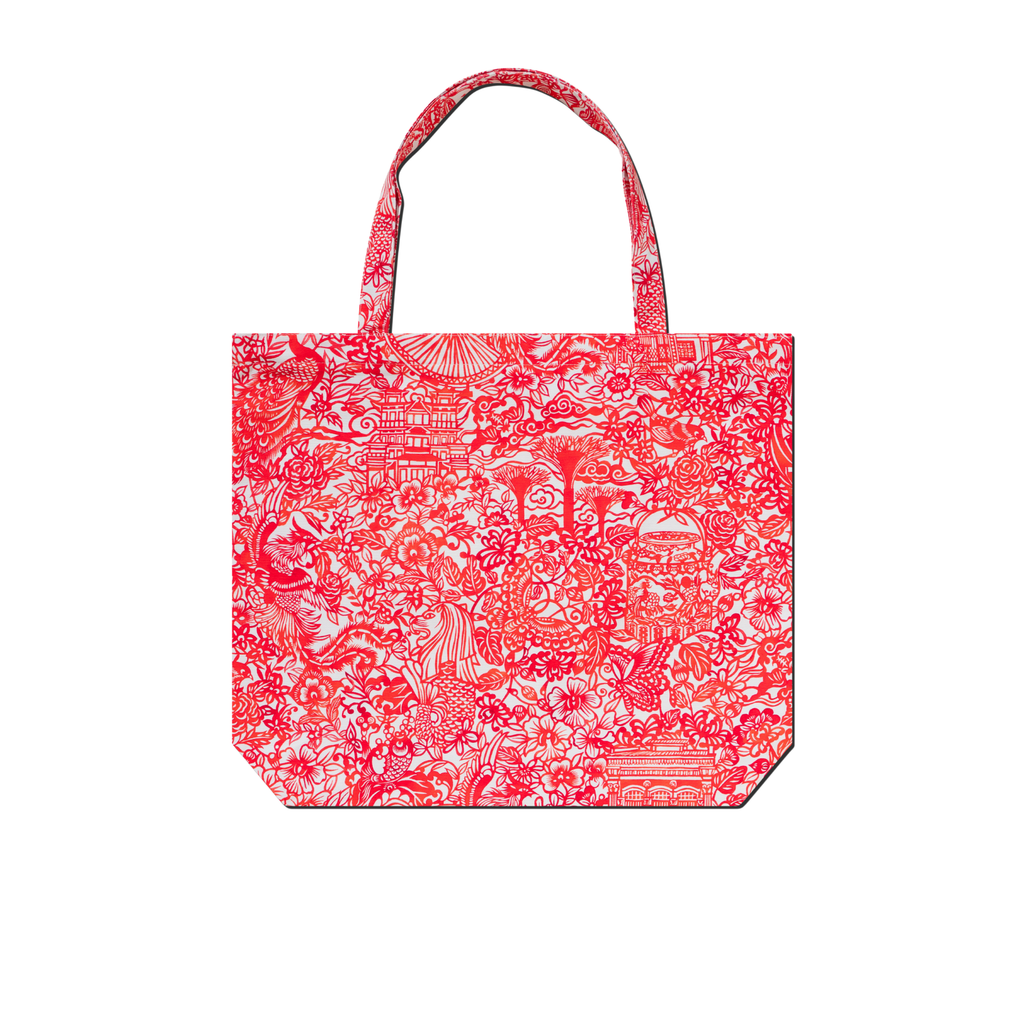 Singapore Papercut Tote Bag