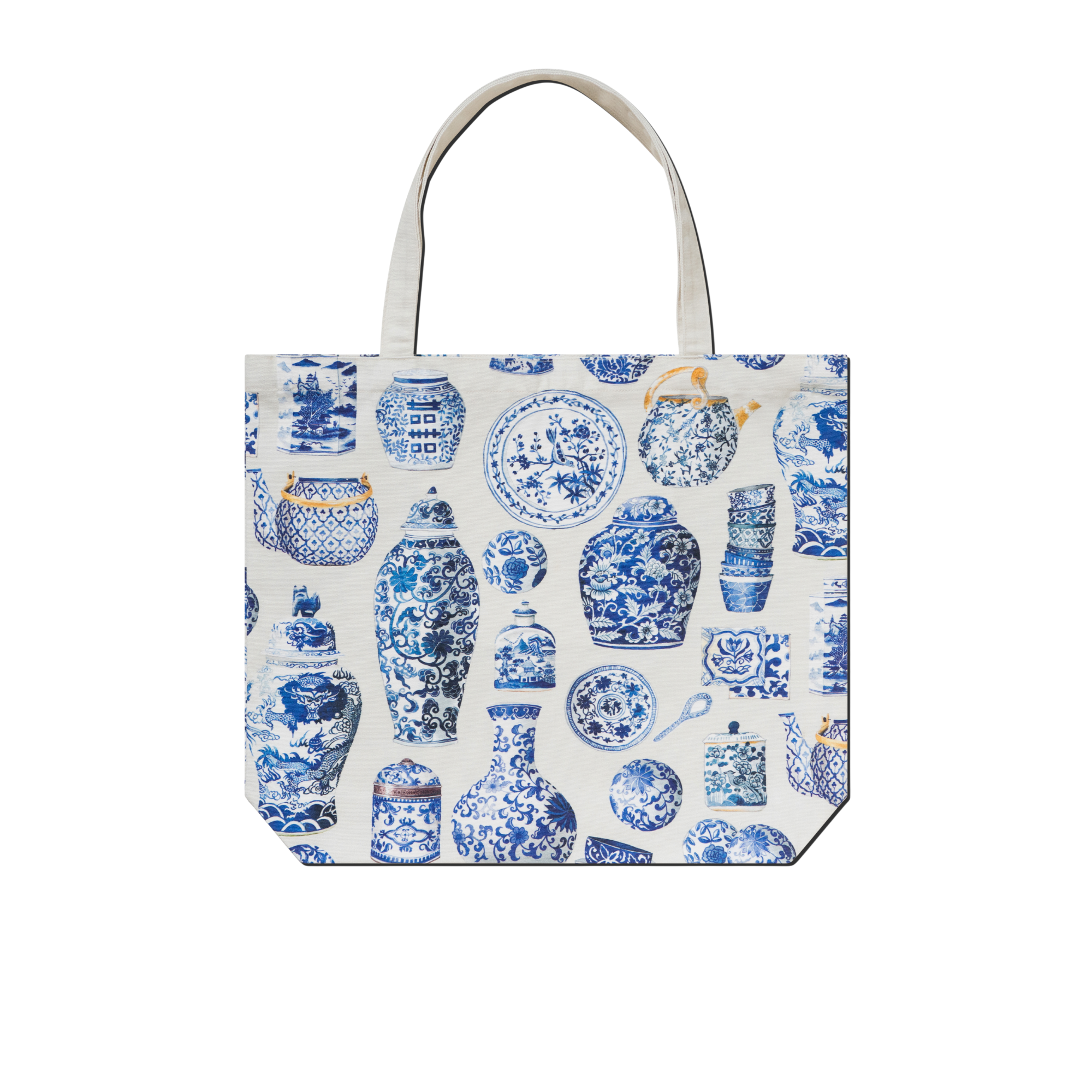 Blue Porcelain Tote Bag