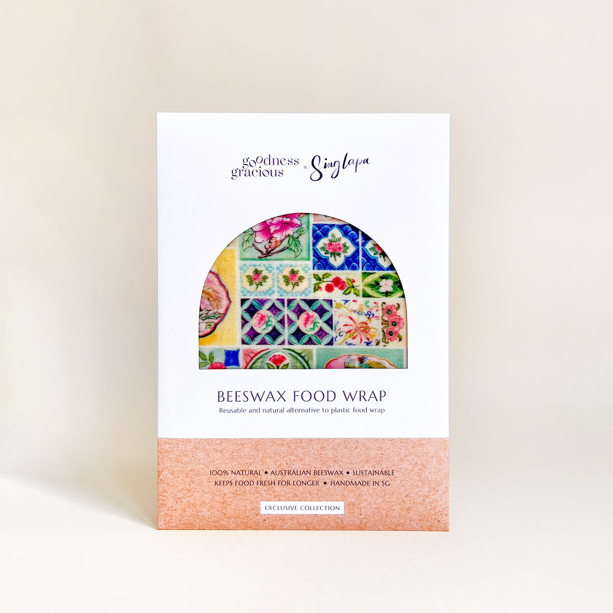 Peranakan Tiles Beeswax Wraps