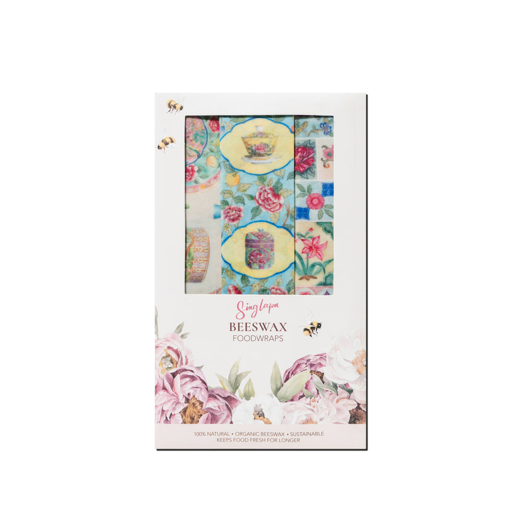 Peranakan Collection Beeswax Wraps