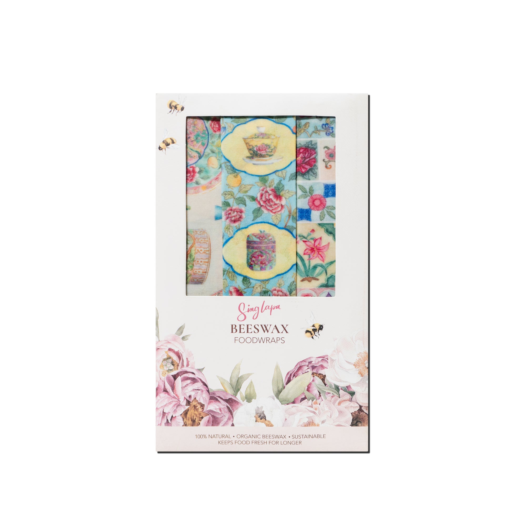 Peranakan Collection Beeswax Wraps