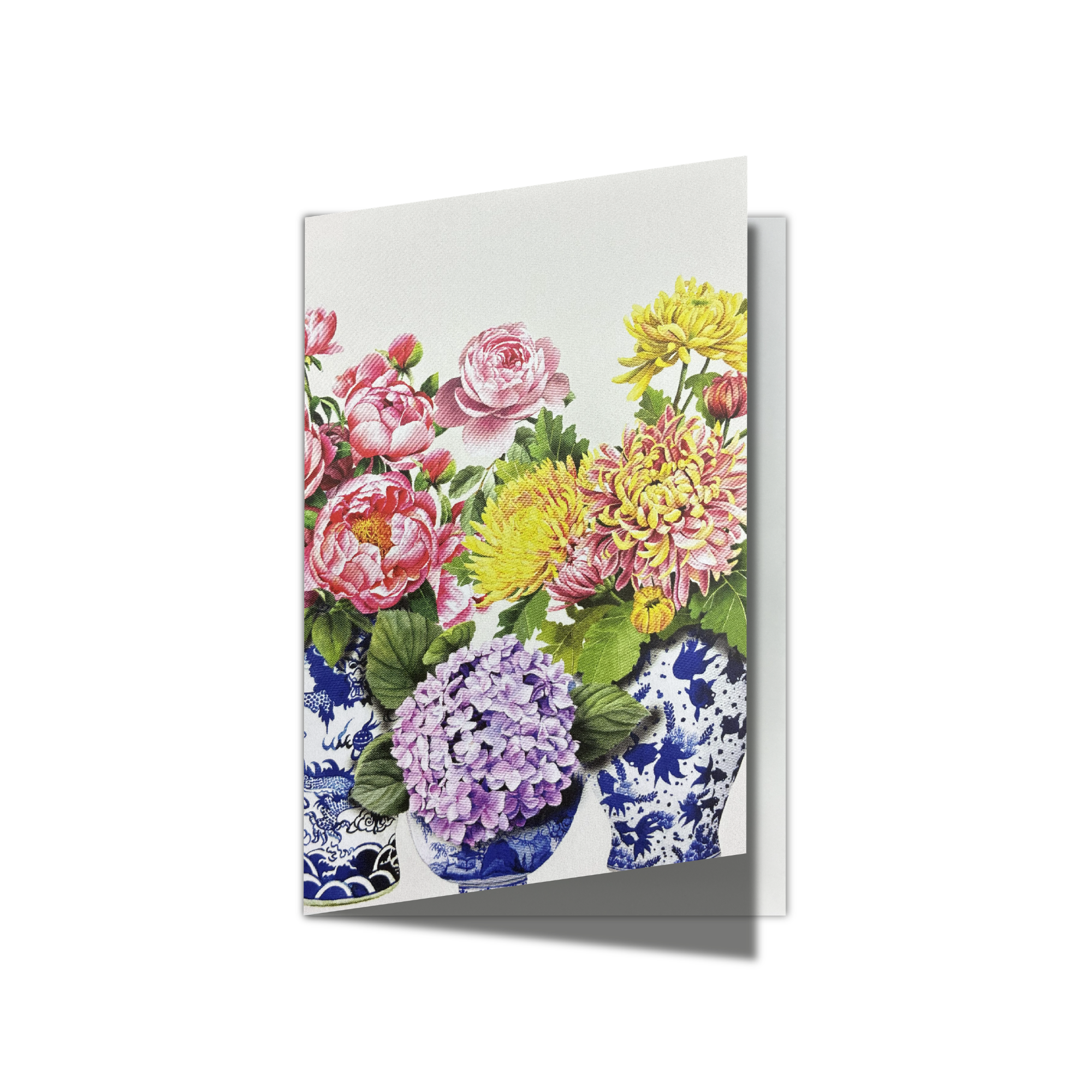 Porcelain & Flower Greeting Card