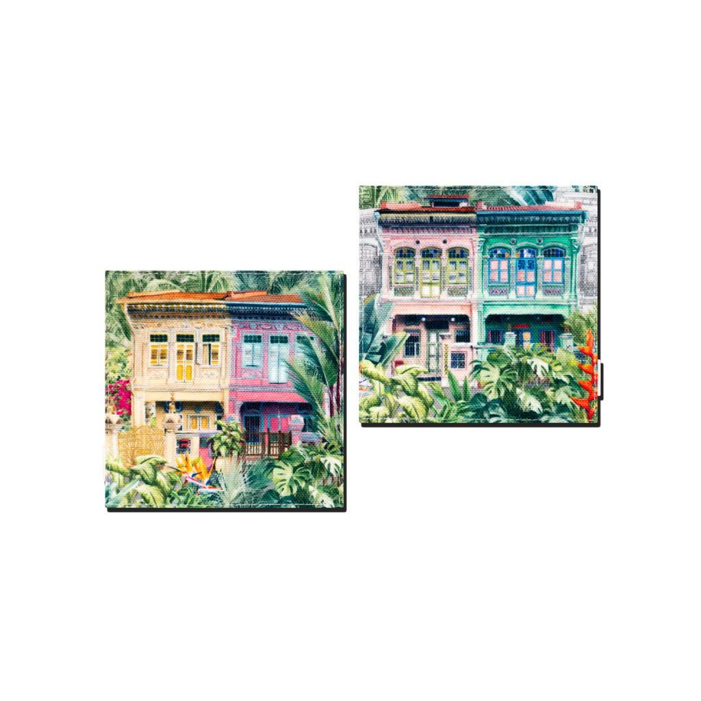 Peranakan Shophouse Coasters (Set of 2)