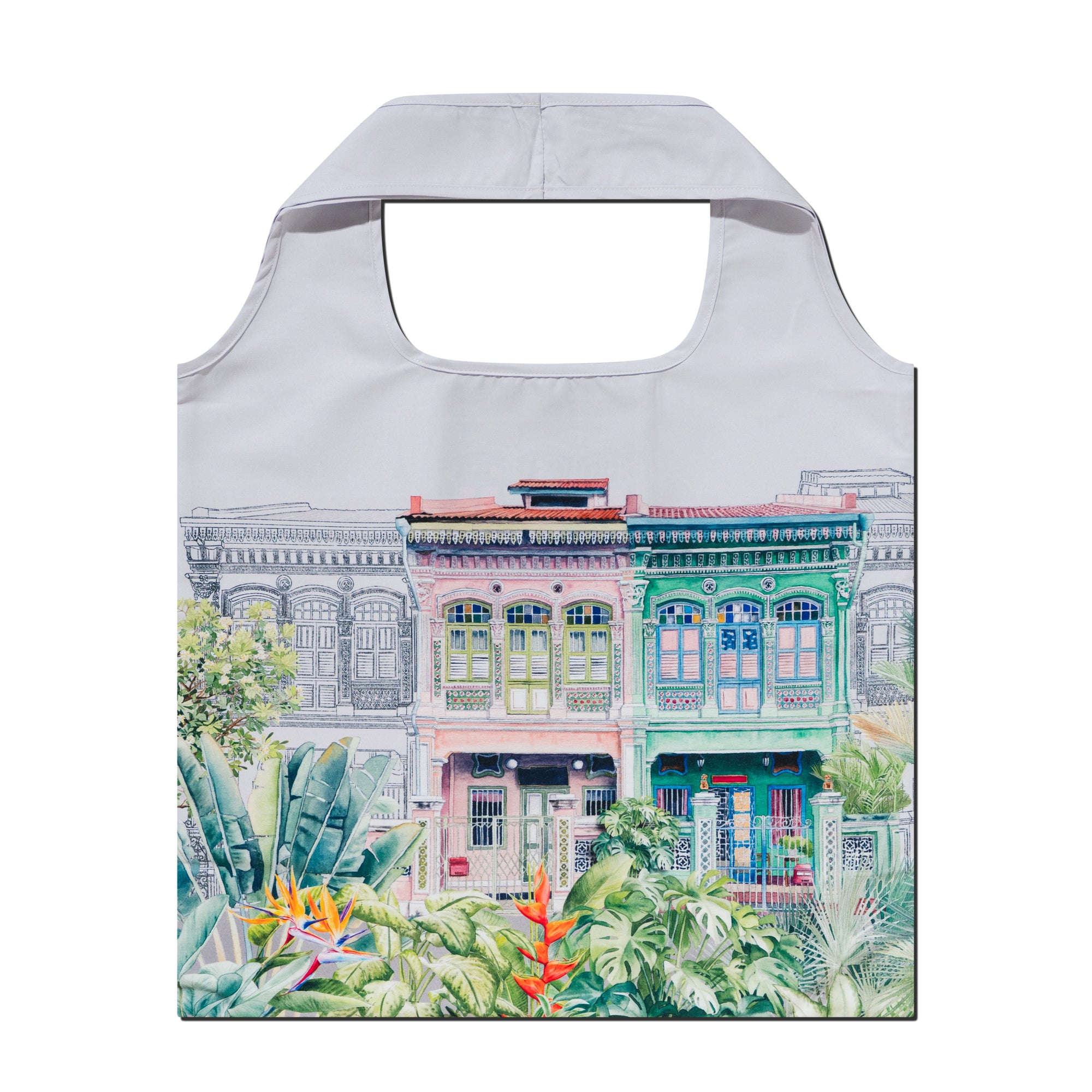 Peranakan Shophouse Shopping Bag