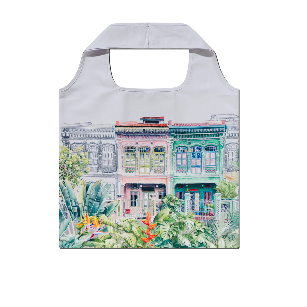 Peranakan Shophouse Shopping Bag