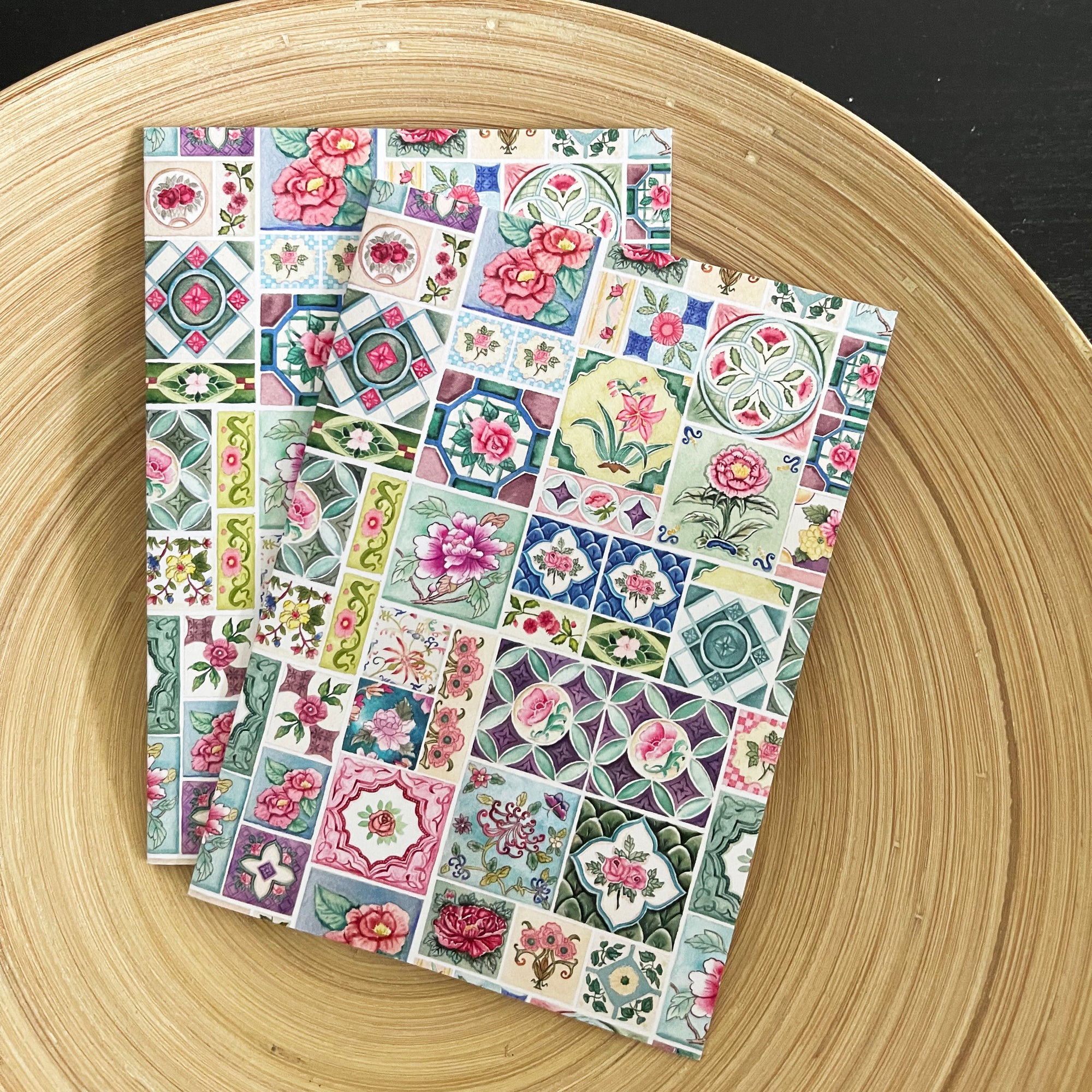 Peranakan Tiles Greeting Card