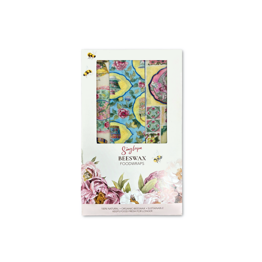 Peranakan Collection Beeswax Wraps