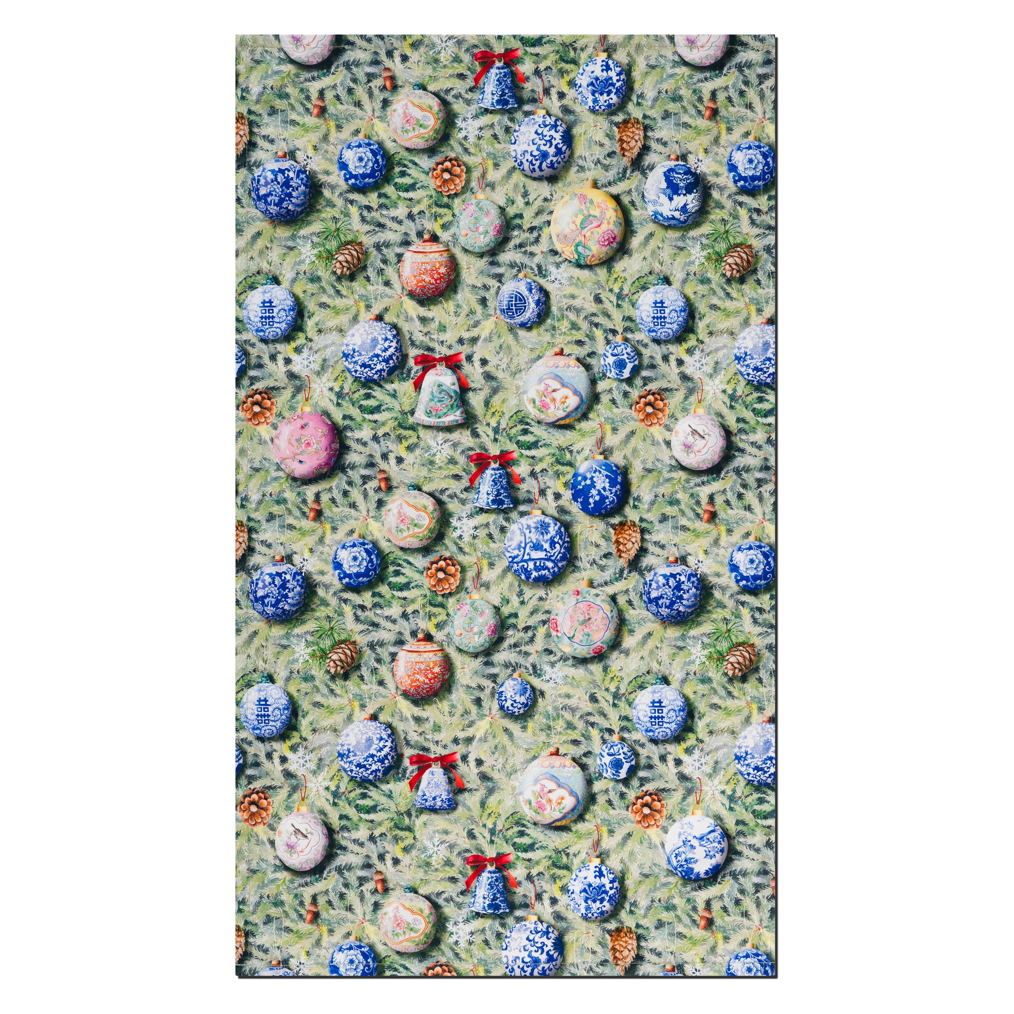 Peranakan Ornaments Tea Towel