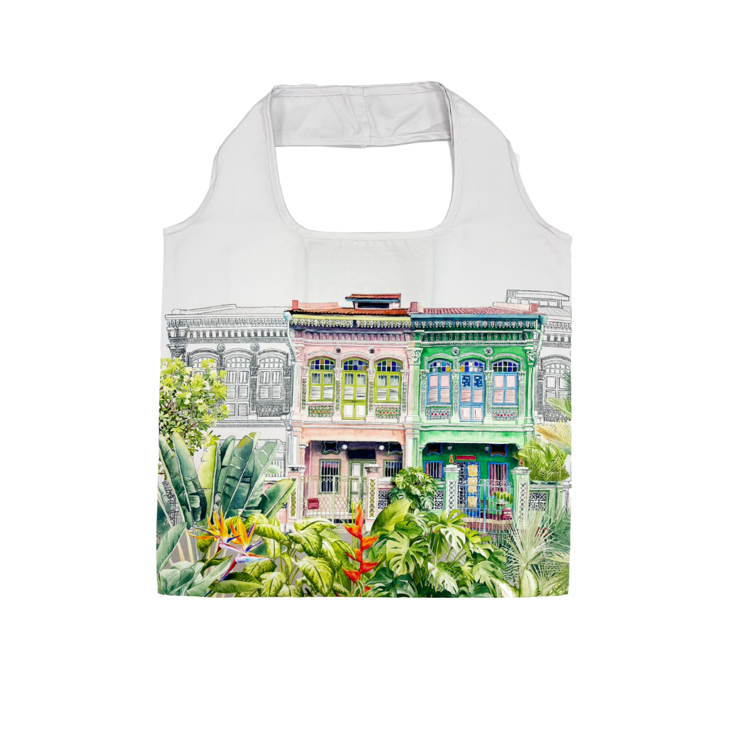 Peranakan Shophouse Shopping Bag