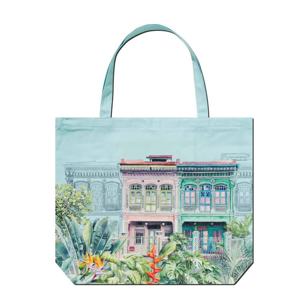 Peranakan Shophouse Tote Bag