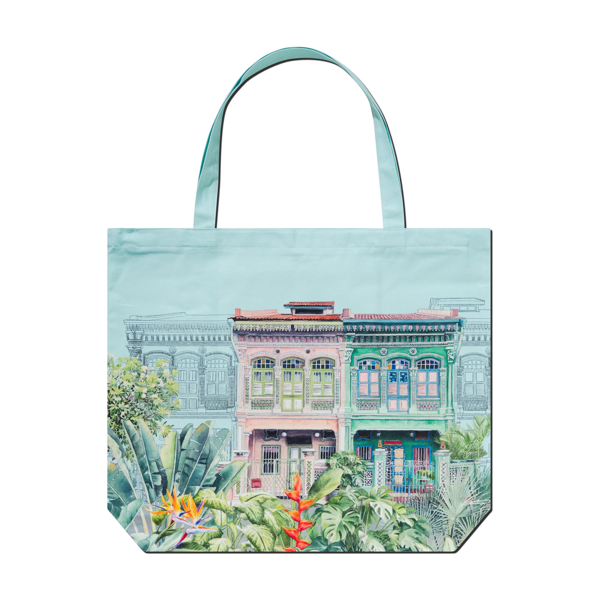 Peranakan Shophouse Tote Bag