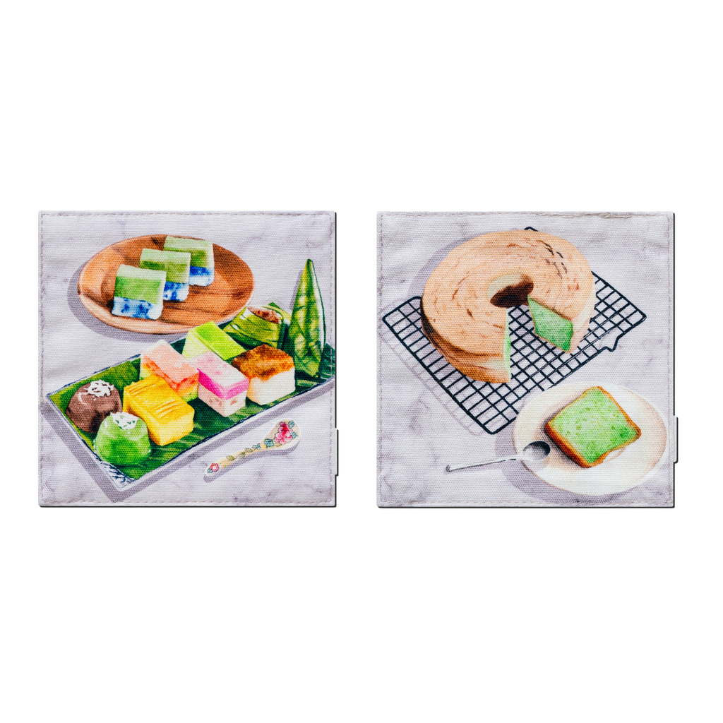 Singapore Snacks Coasters (Set of 2)