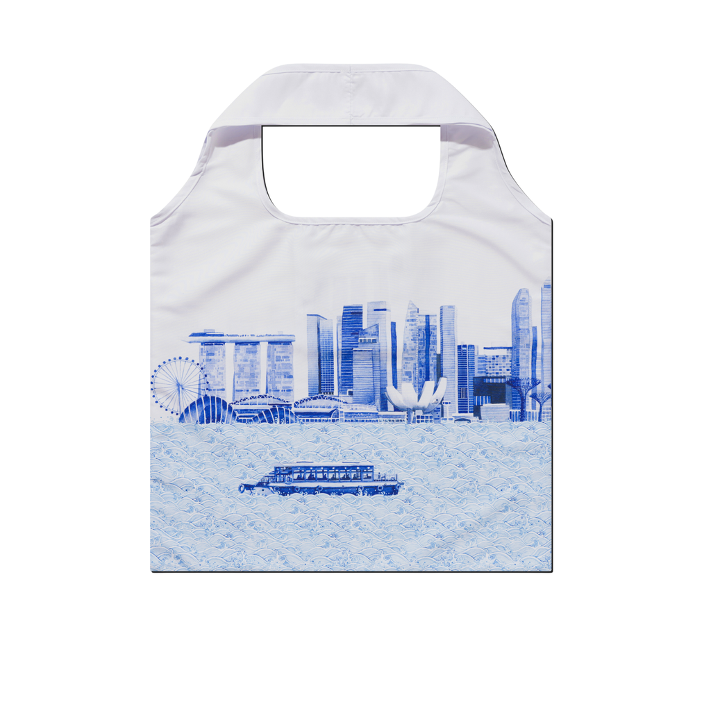 Singapore Skyline Shopping Bag
