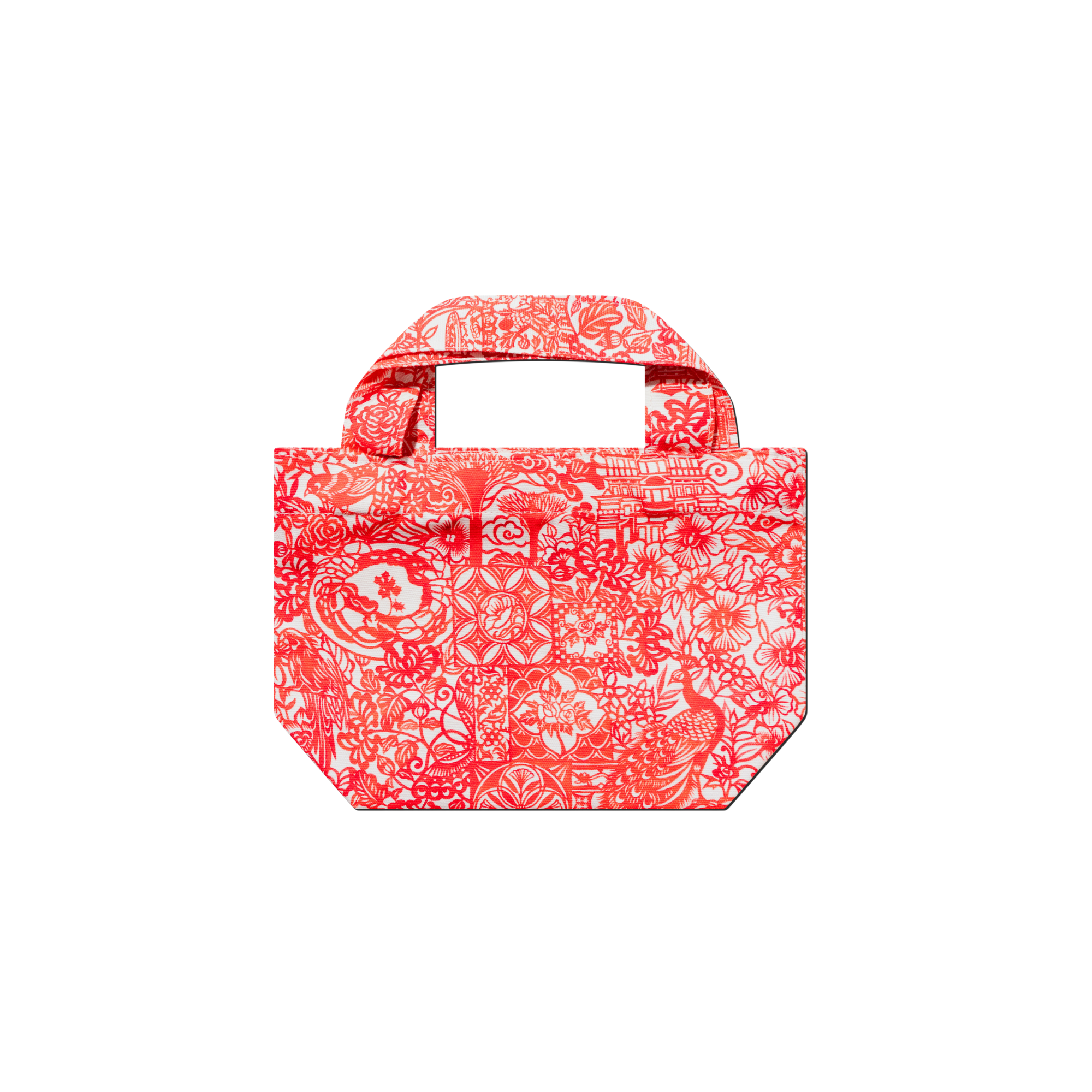 Singapore Paper Cut Orange Bag